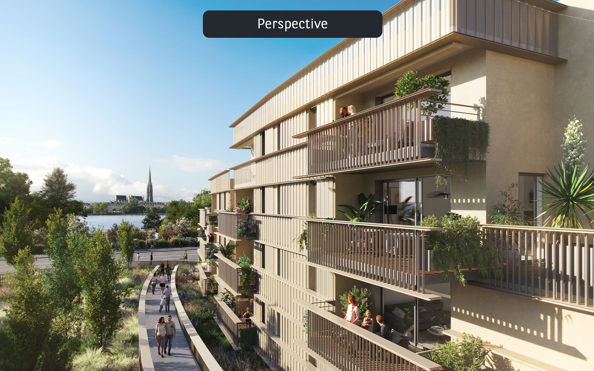 Bordeaux — Située au bord de la Garonne, sur la rive droite, cette résidence bénéficie d’un environnement paisi...