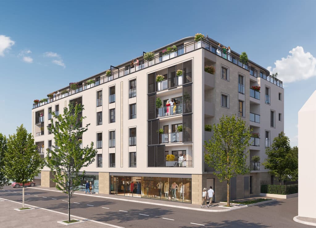 Colombes — Au cœur d’un quartier résidentiel apprécié de Colombes, cette résidence contemporaine s’intègre harm...