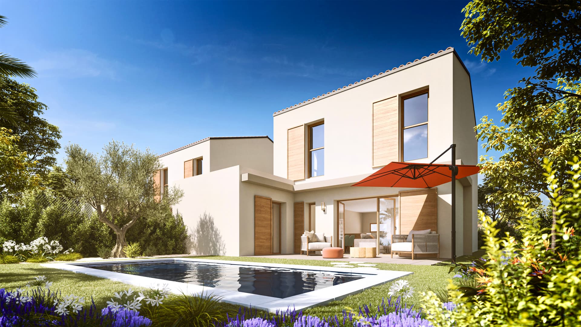 Ménerbes — Au cœur du village de Ménerbes, dans l’environnement préservé du Luberon, une nouvelle résidence pro...