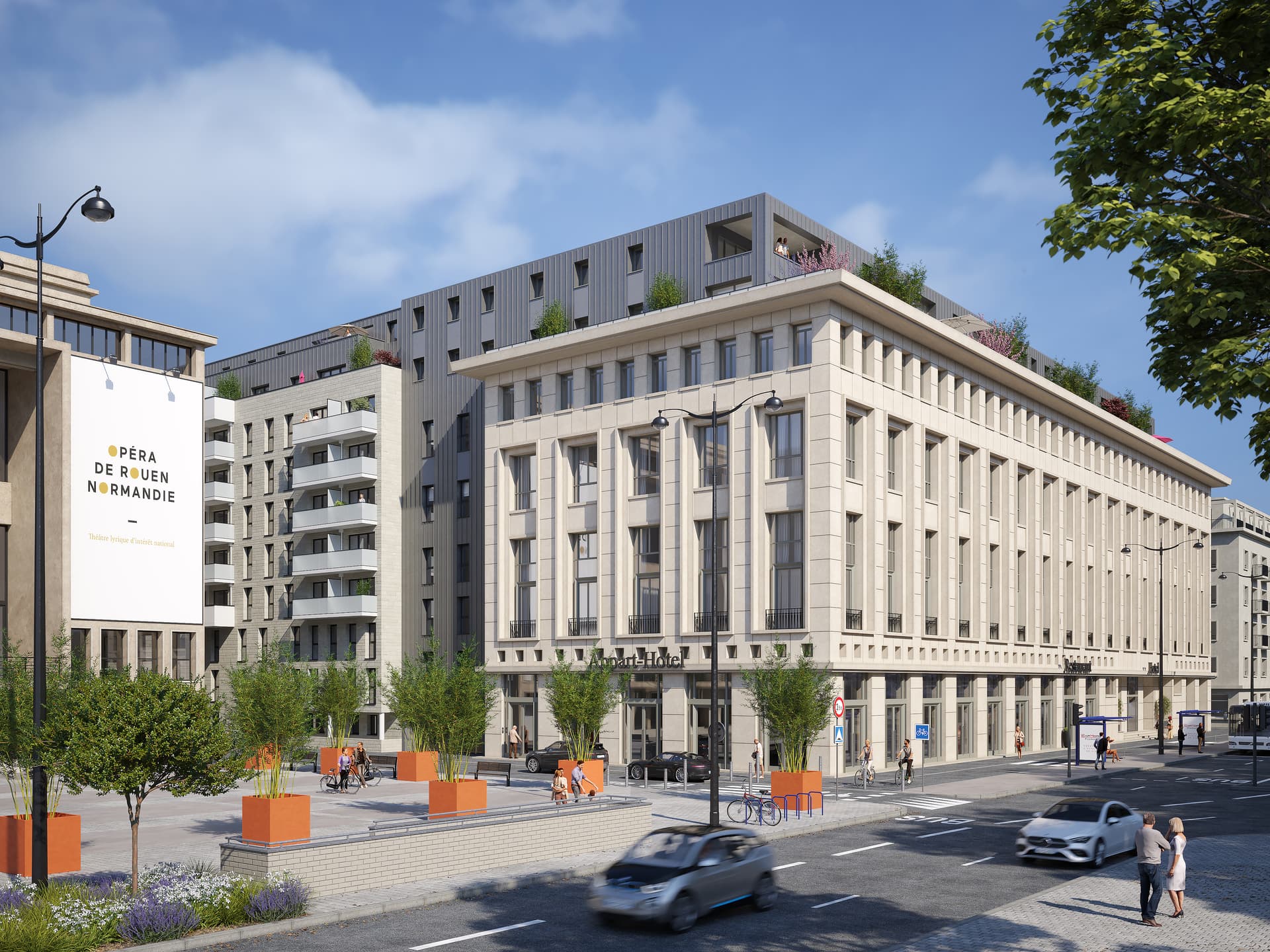 Rouen — Située au cœur d’un environnement urbain dynamique, cette résidence neuve propose des appartements d...