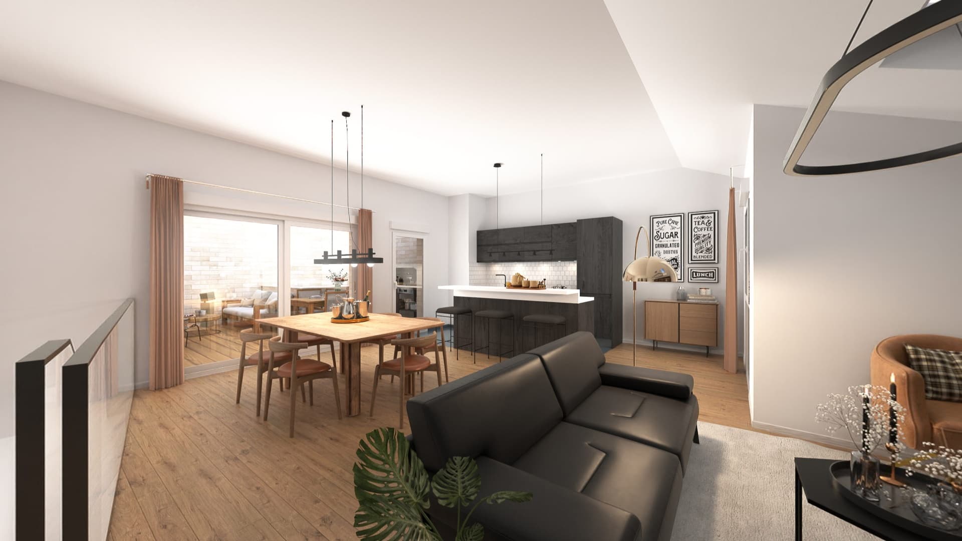 Programme neuf Bordeaux — Situé au cœur du secteur historique préservé de Saint Michel, ce logement de quatre pièces avec terr... à Bordeaux