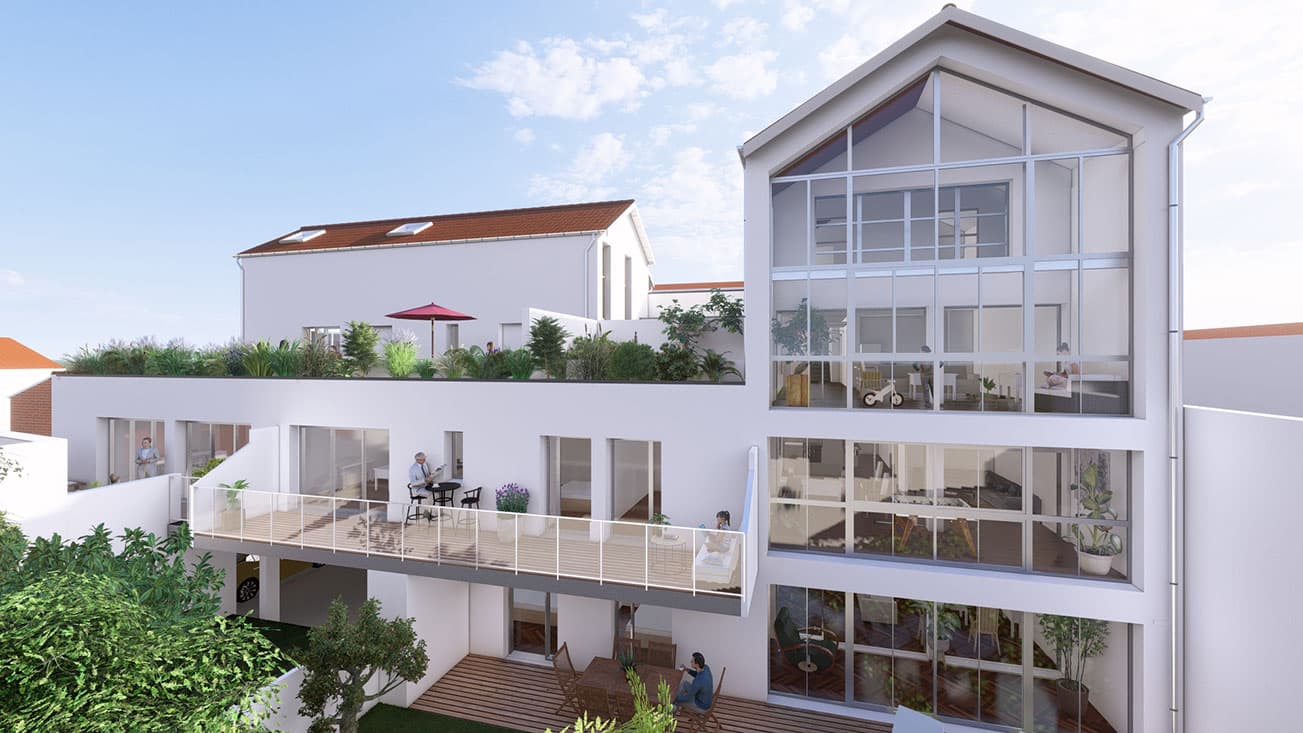 la Rochelle — Implanté dans le quartier prisé de La Genette à La Rochelle, ce projet résidentiel se distingue par ... - photo 3