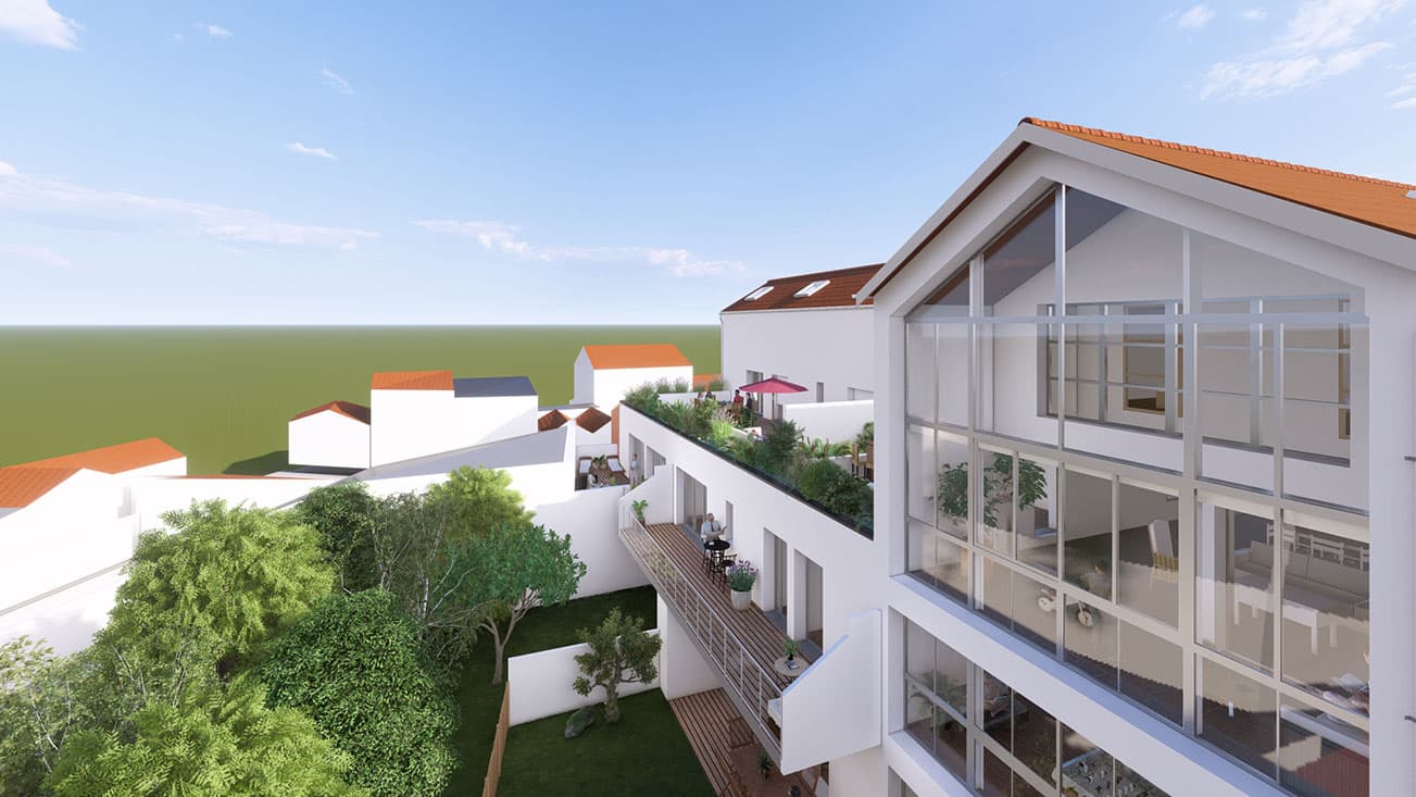 la Rochelle — Implanté dans le quartier prisé de La Genette à La Rochelle, ce projet résidentiel se distingue par ... - photo 8