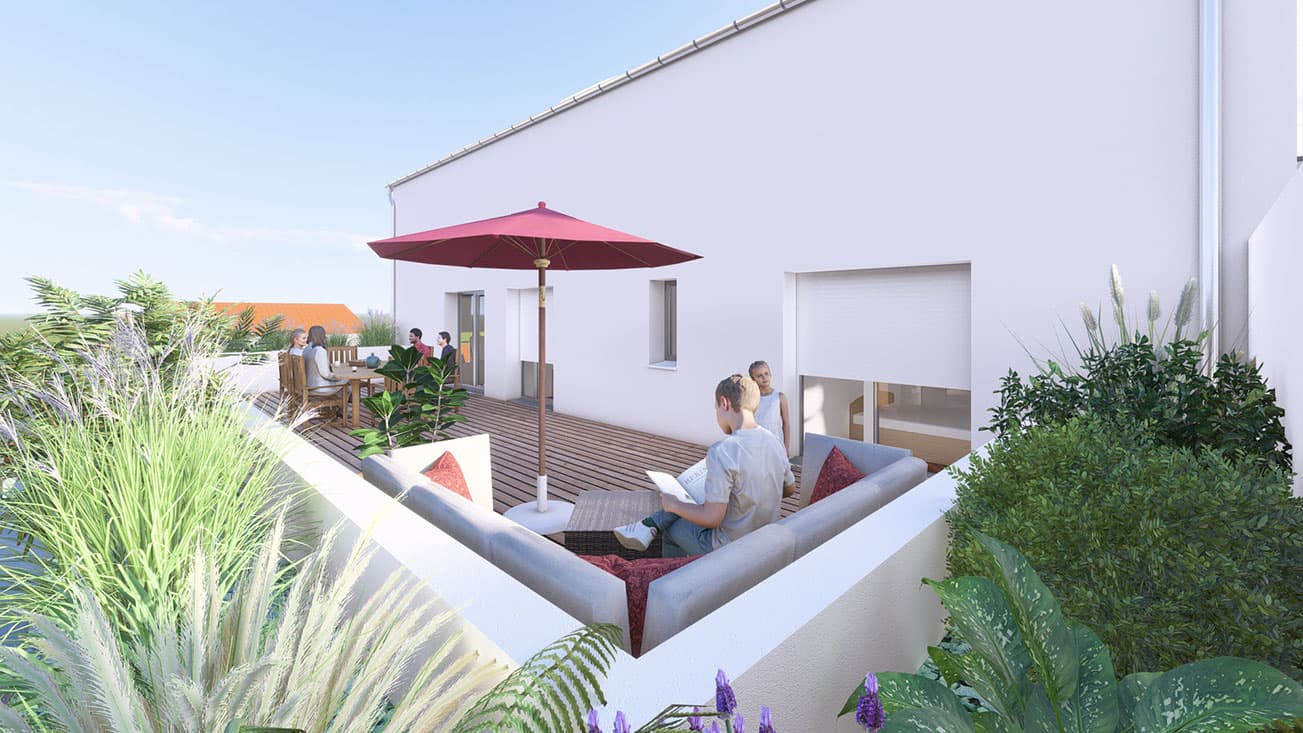 la Rochelle — Implanté dans le quartier prisé de La Genette à La Rochelle, ce projet résidentiel se distingue par ... - photo 9