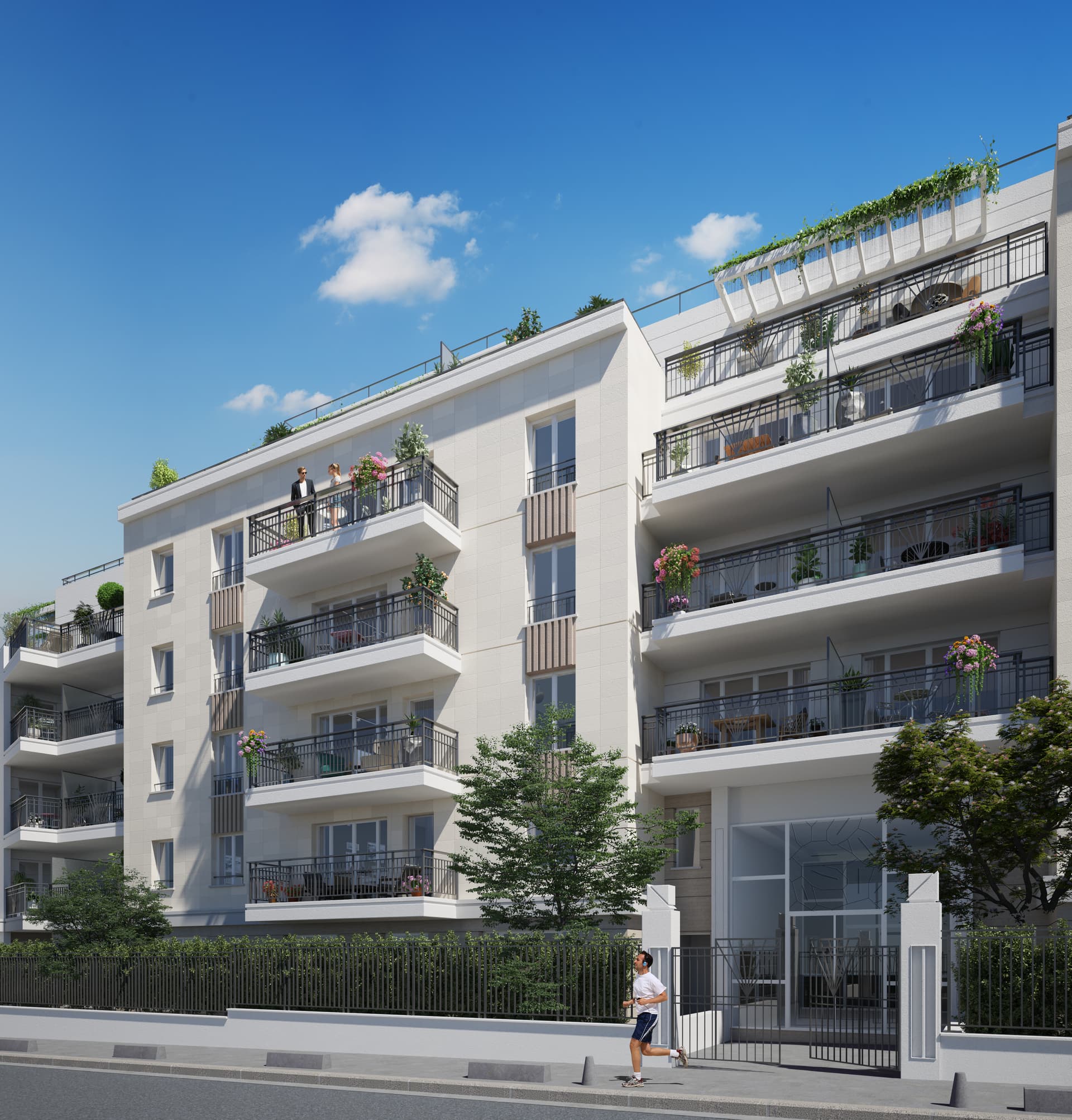 Aubervilliers — Située à Aubervilliers, cette nouvelle résidence propose une gamme d’appartements du studio au 4 piè...