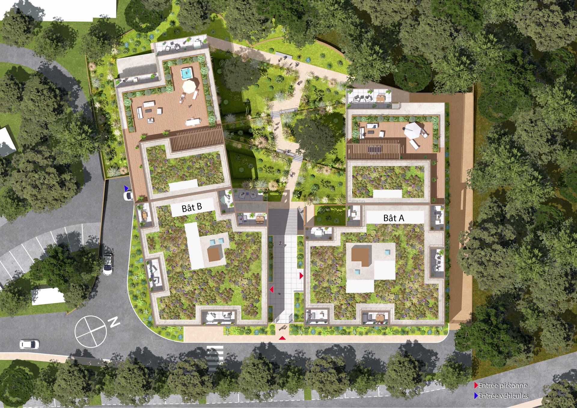 Programme neuf St Clement de Riviere — À proximité immédiate de Montpellier Nord, dans le secteur du campus de Bissy, une nouvelle résidenc... à St Clement de Riviere — éligible PTZ