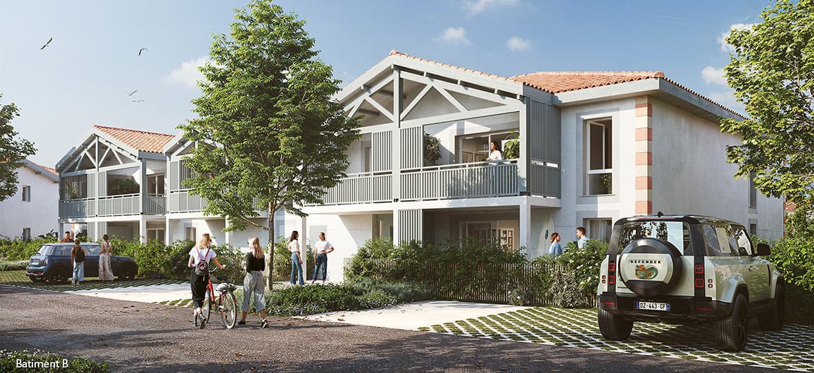 Parentis-en-Born — Située dans un environnement agréable, cette résidence neuve propose des appartements de type T2, of...