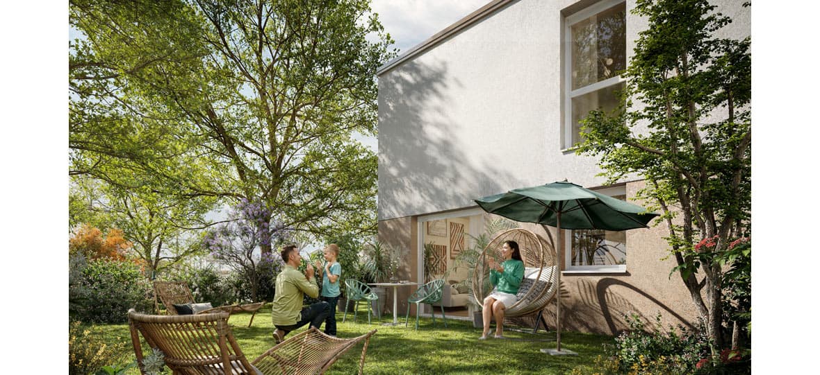 Bourges — Situé dans un environnement paisible, ce programme immobilier neuf propose des maisons contemporaine...