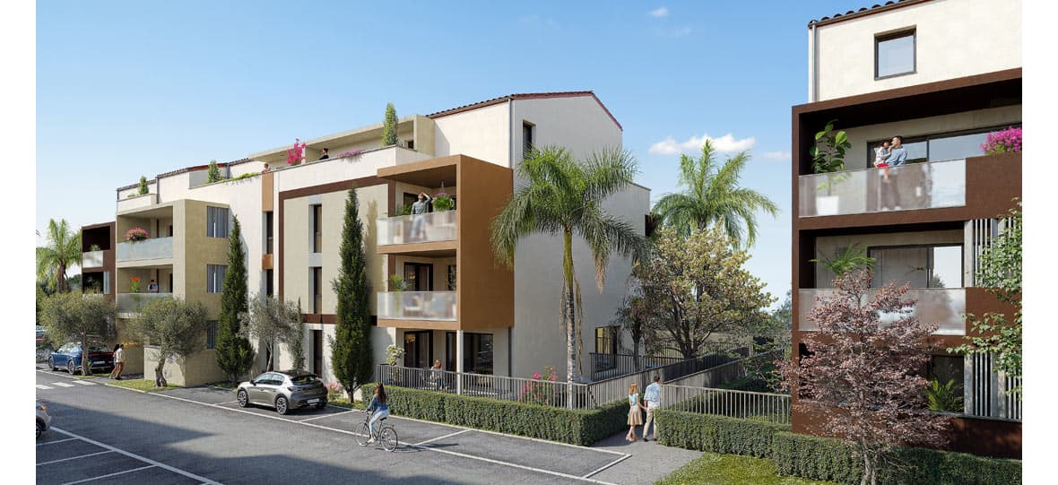 Alenya — Située dans un environnement paisible, cette résidence propose des appartements neufs au sein d’un c...