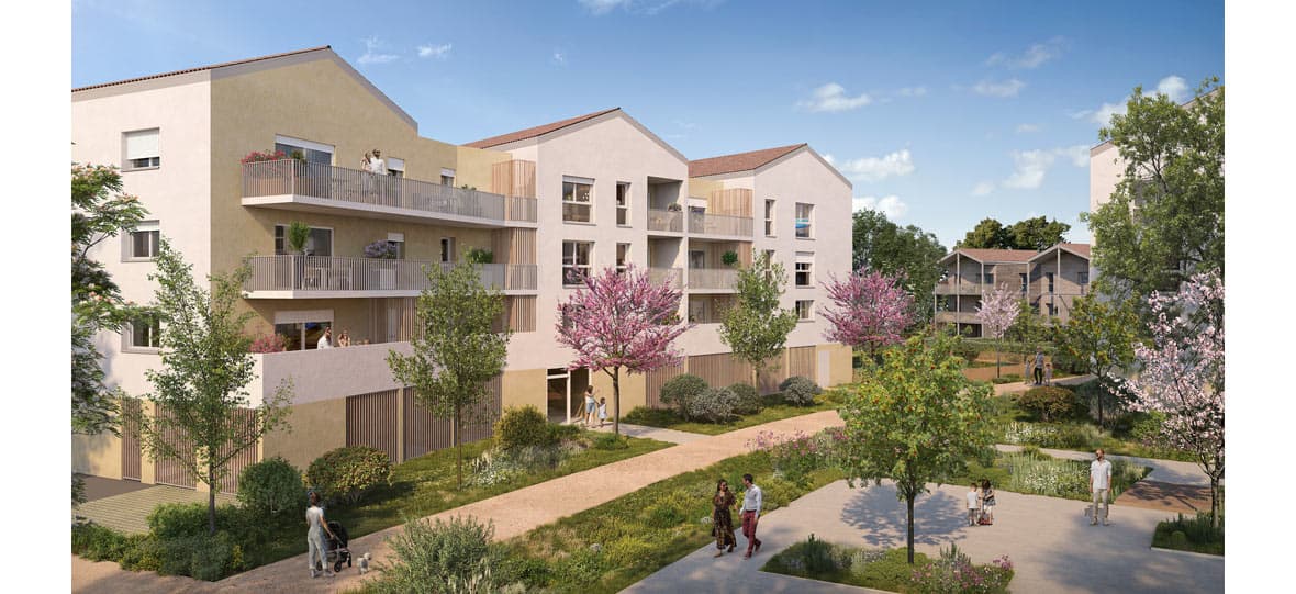 Riom — Située dans un environnement agréable, cette résidence propose des appartements neufs de type T3, of...