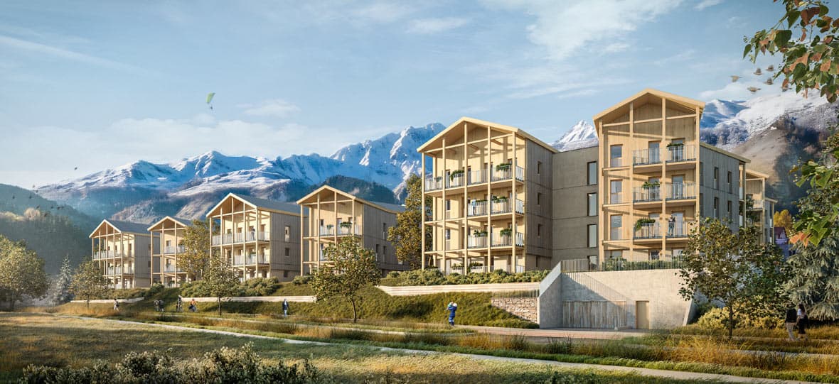 Bourg-Saint-Maurice — Située dans un environnement paisible, cette nouvelle résidence propose des appartements conçus pour...