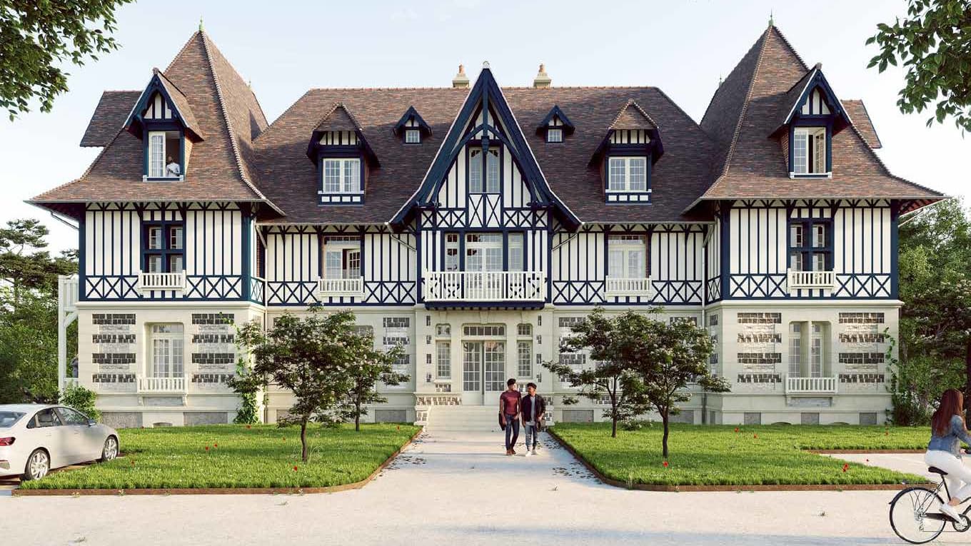 Trouville-sur-Mer — Située dans un environnement résidentiel calme et verdoyant, cette nouvelle résidence propose des ap...