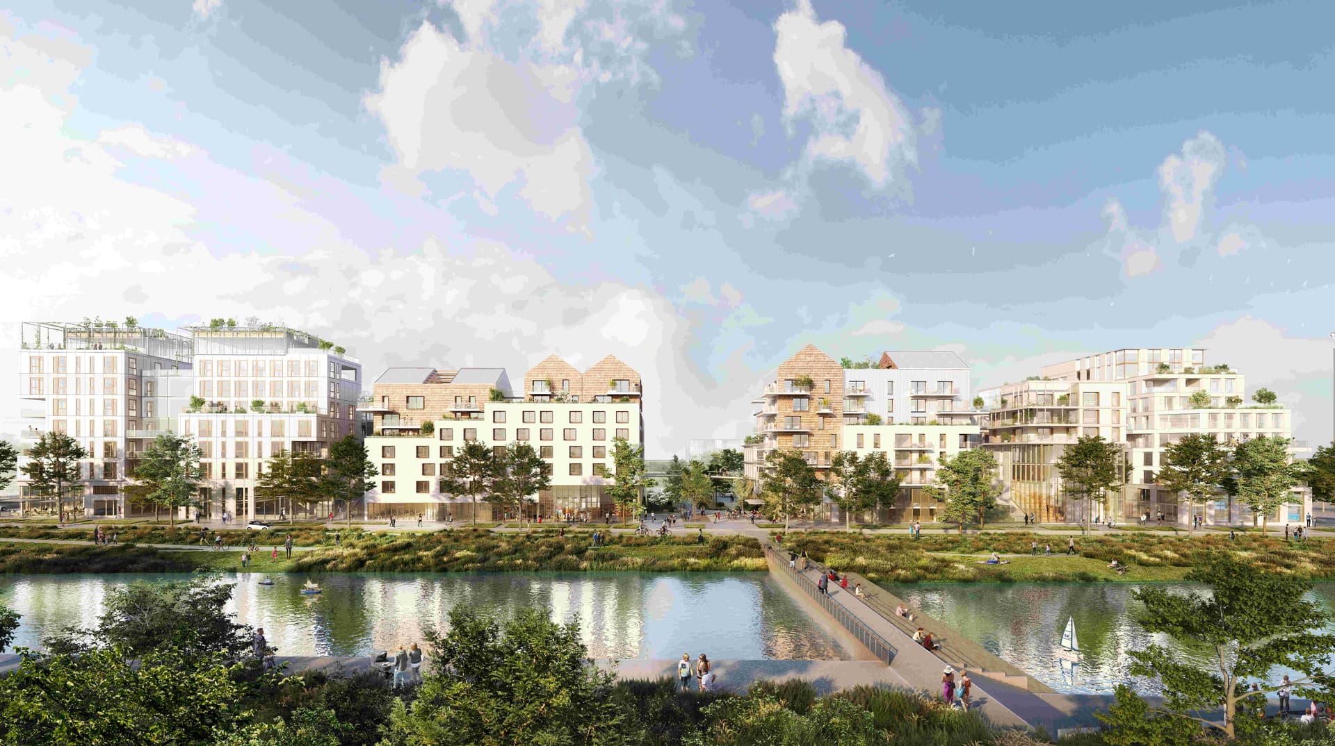 Rouen — Située dans un environnement paisible, cette nouvelle résidence propose des appartements spacieux de...