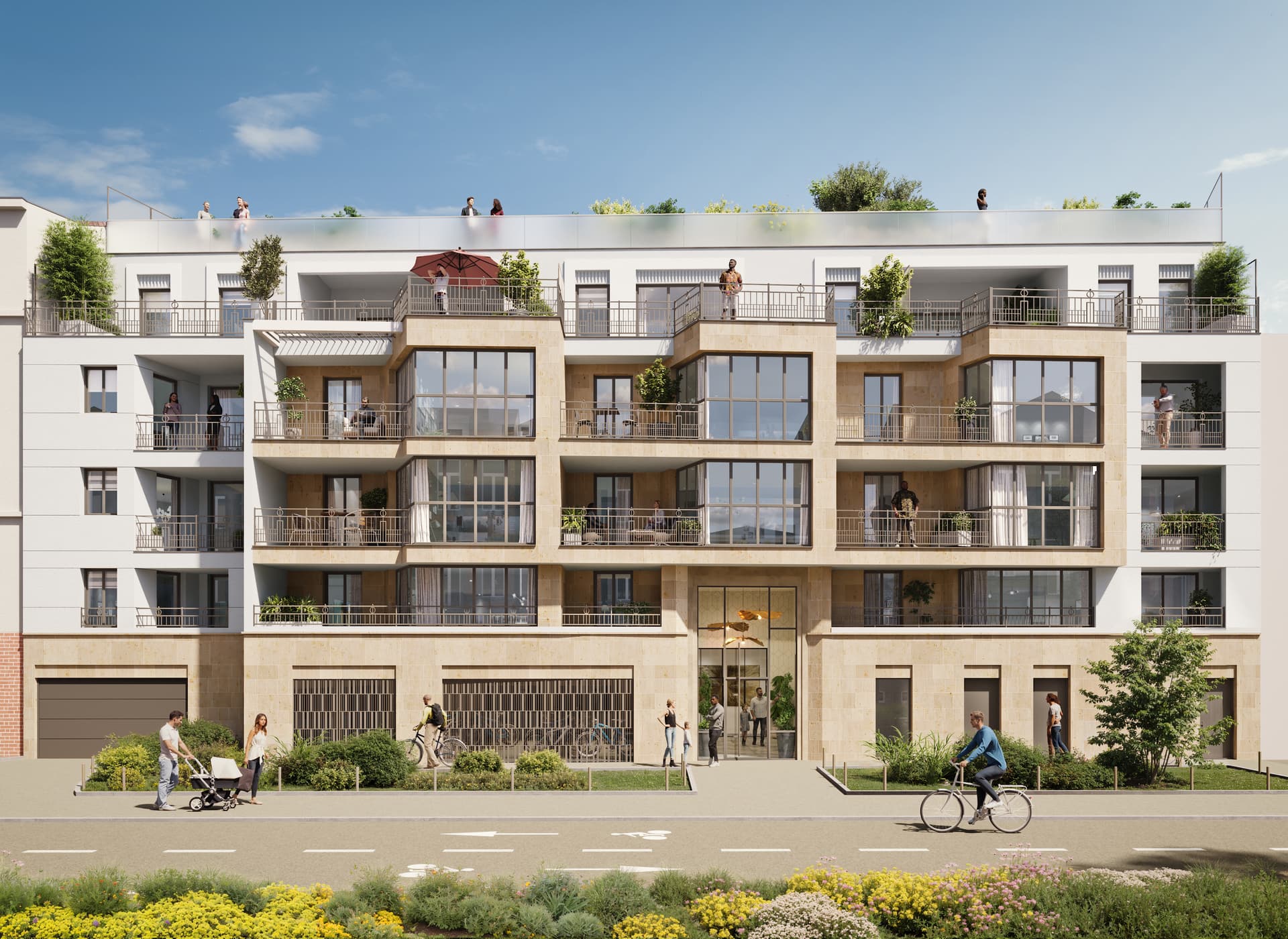 Neuilly-sur-Marne — Située dans un environnement apaisant, cette résidence neuve propose des appartements de type T3, of...