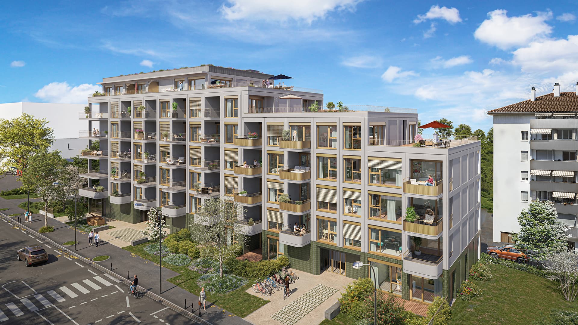 Annecy — Située à Annecy, dans le quartier animé du boulevard du Fier, cette résidence contemporaine propose ... - photo 4