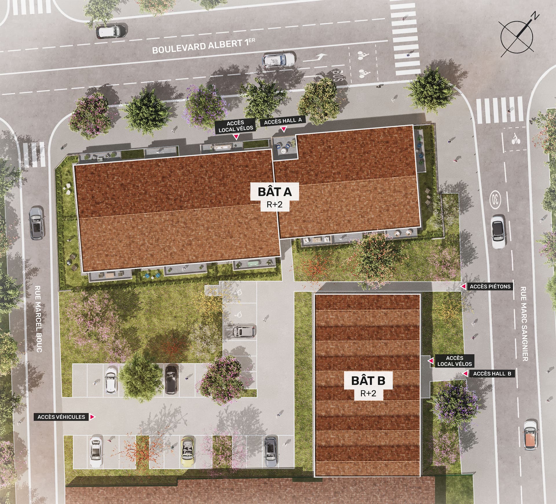 Programme neuf Begles — Située aux portes de Bordeaux, la commune de Bègles se distingue par un cadre de vie agréable, un es... à Begles