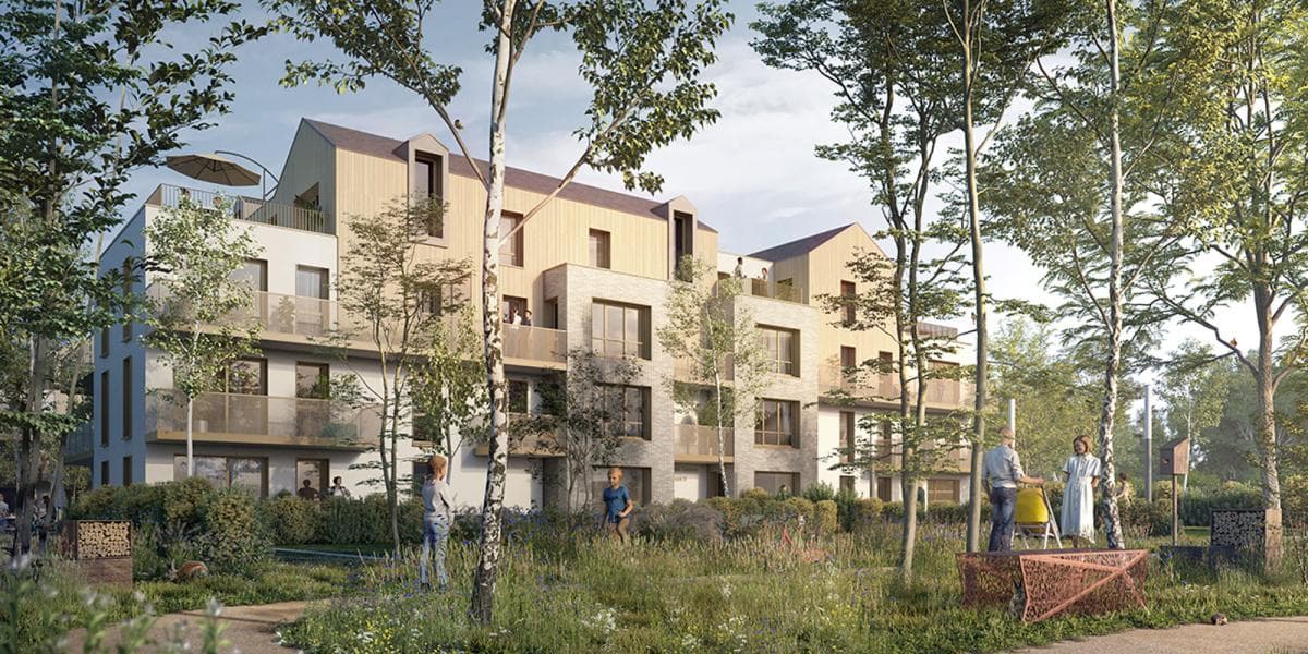 Compiègne — Située en lisière de la forêt de Compiègne, cette résidence contemporaine a été pensée pour offrir u...