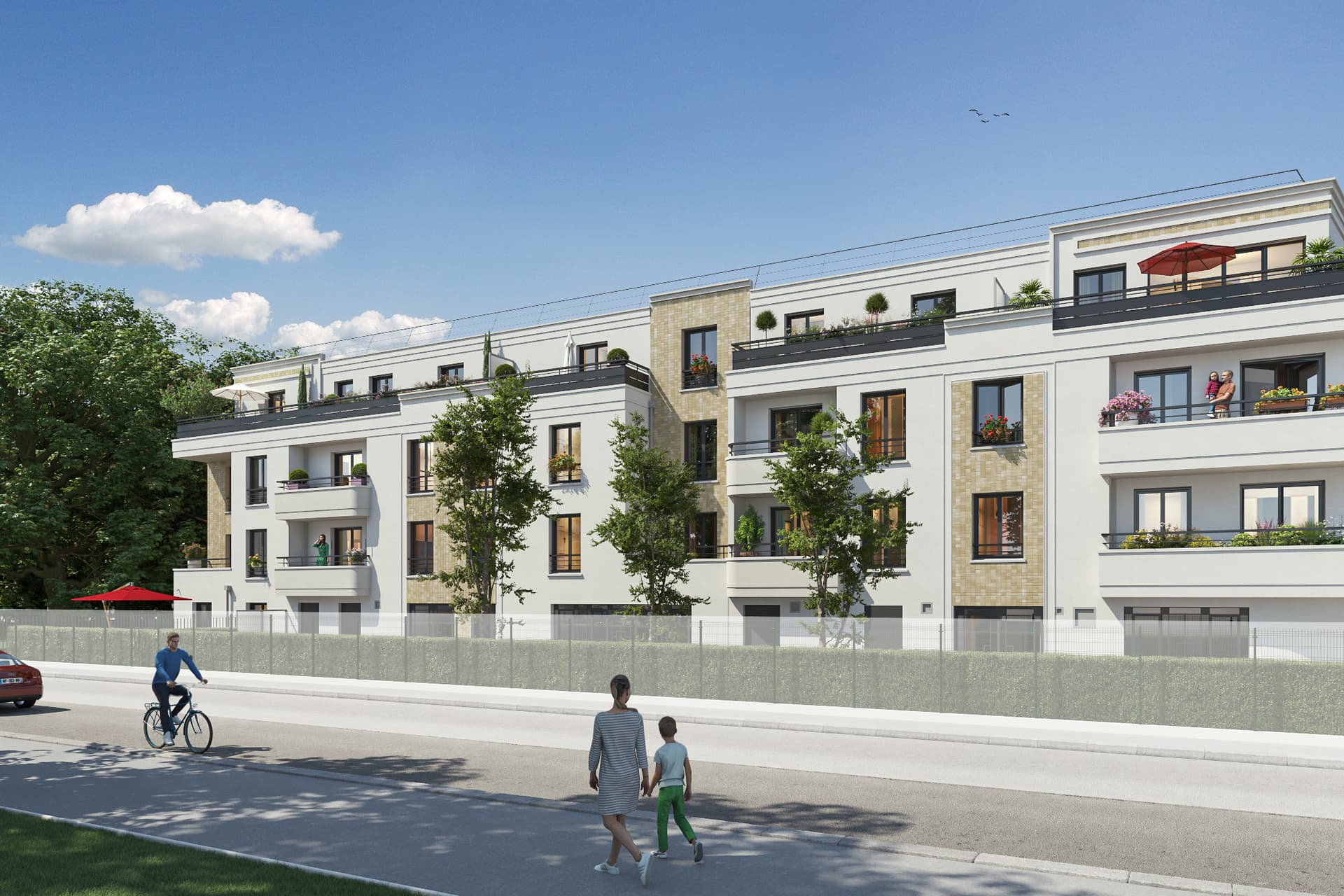 Thiais — Au cœur d’un espace préservé, cette résidence s’intègre harmonieusement dans un îlot de verdure, ent...