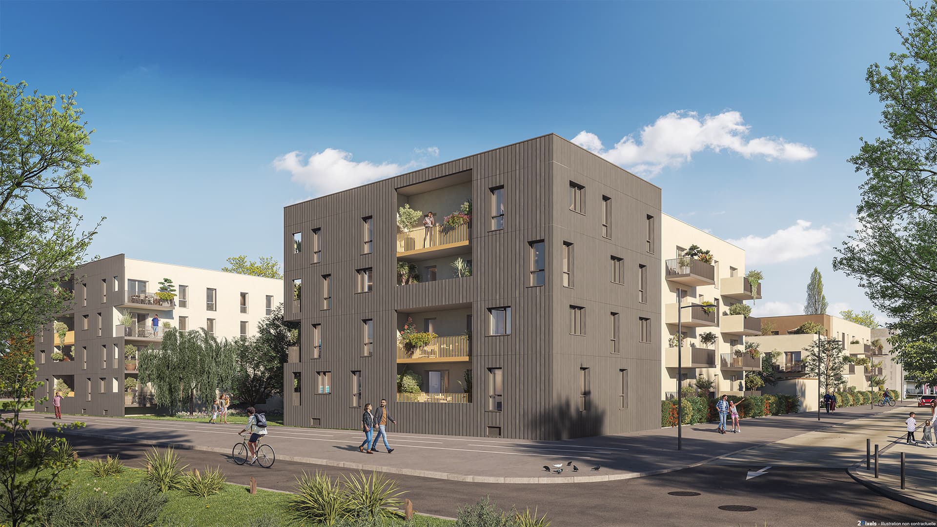 Colombelles — Située au cœur d’Olivet, cette résidence propose des appartements spacieux et lumineux, conçus pour ...