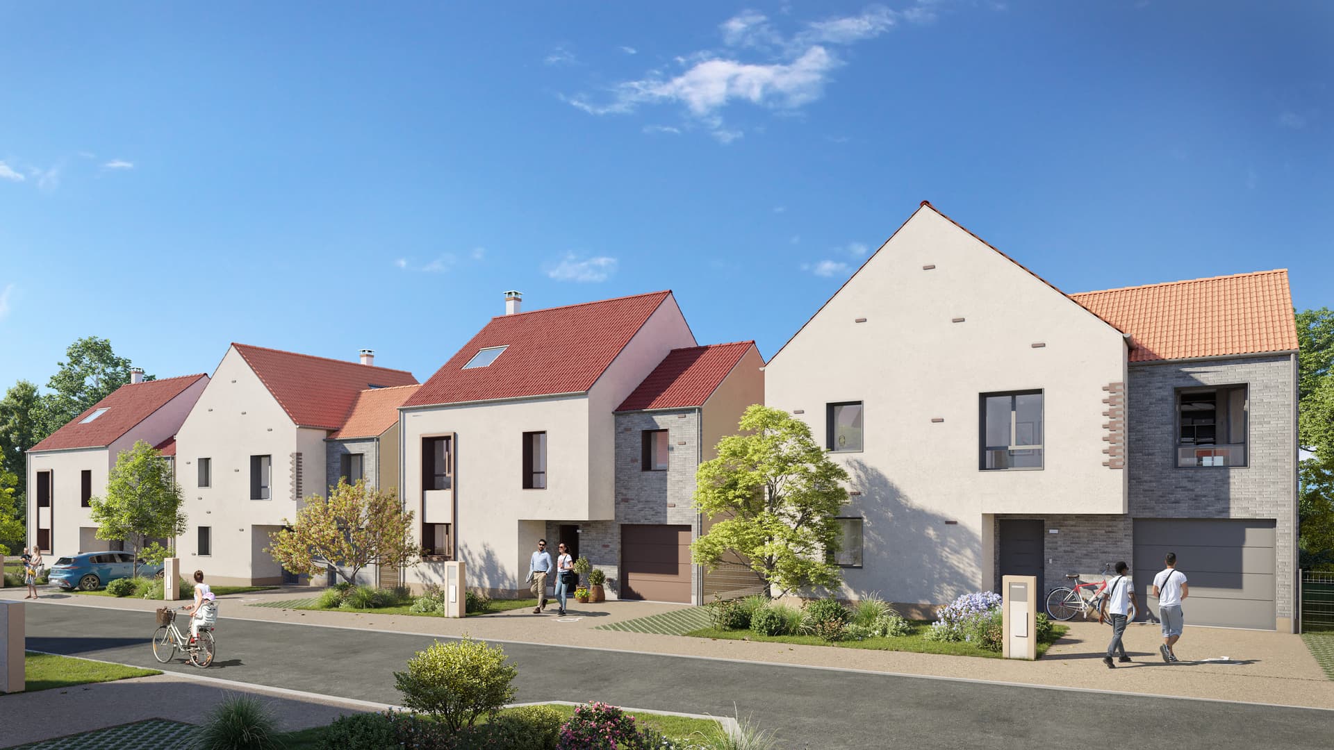 Programme neuf Montesson — À proximité immédiate de la plaine maraîchère de Montesson, cette adresse propose un ensemble de mai... à Montesson — éligible PTZ