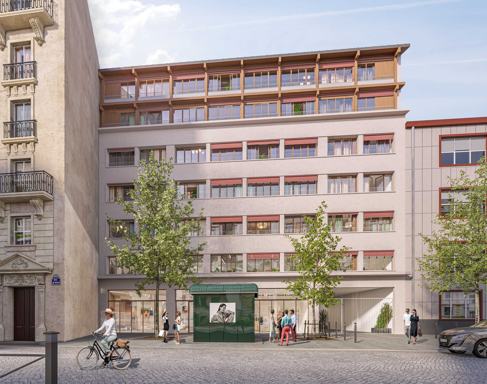 Paris 16 — Située dans le très prisé 16e arrondissement de Paris, cette nouvelle réalisation associe harmonieus... - photo 10