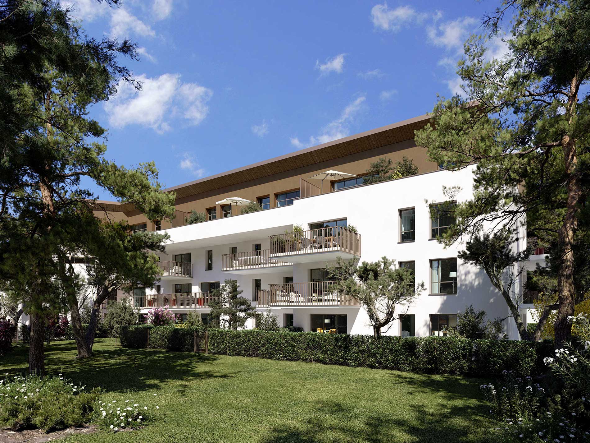 Marseille — Située au cœur du quartier prisé de Sainte-Anne à Marseille, cette résidence se distingue par son ar...