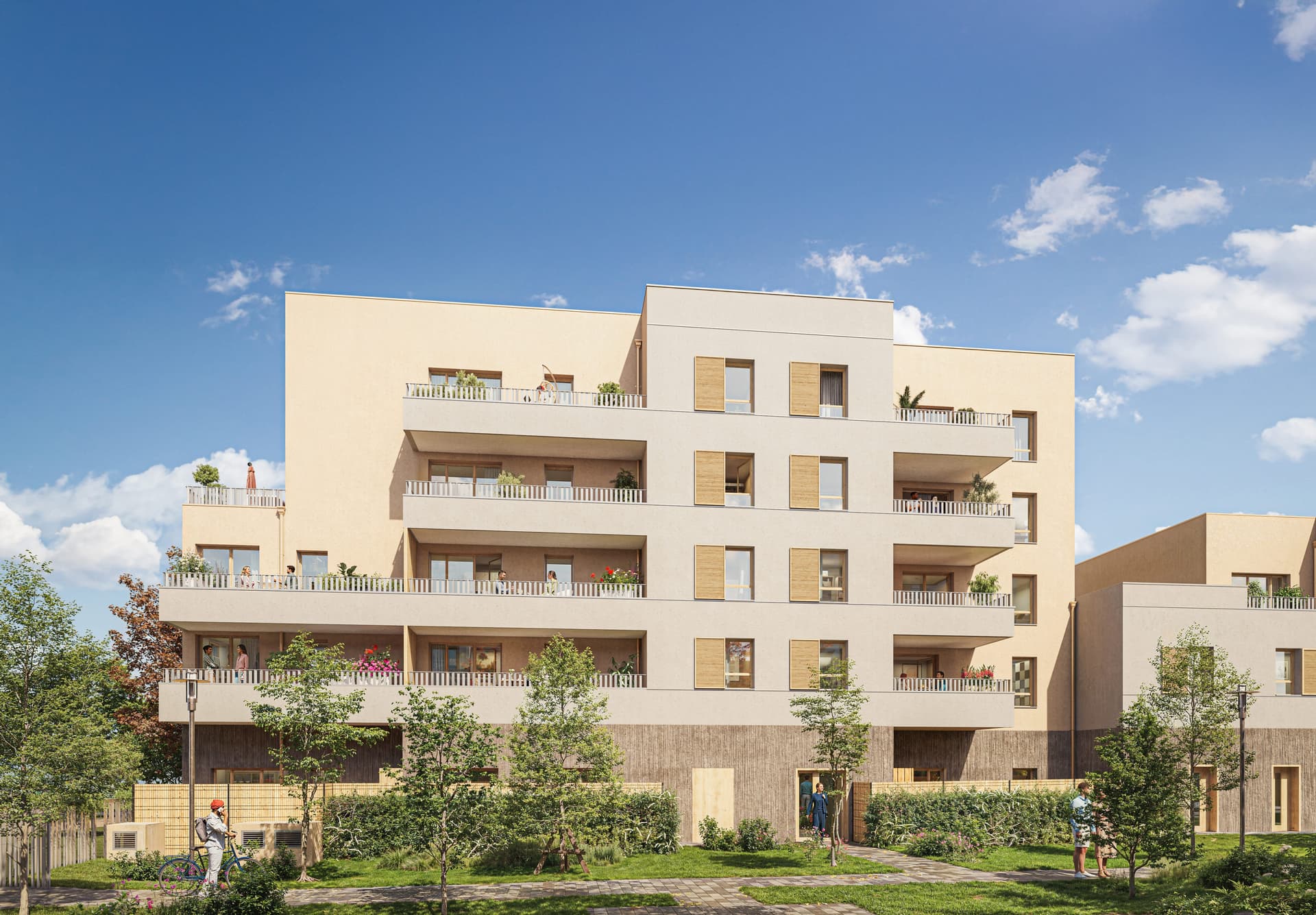 Bussy-Saint-Georges — Située au cœur de l’écoquartier du Sycomore à Bussy-Saint-Georges, cette nouvelle résidence s’intègr...