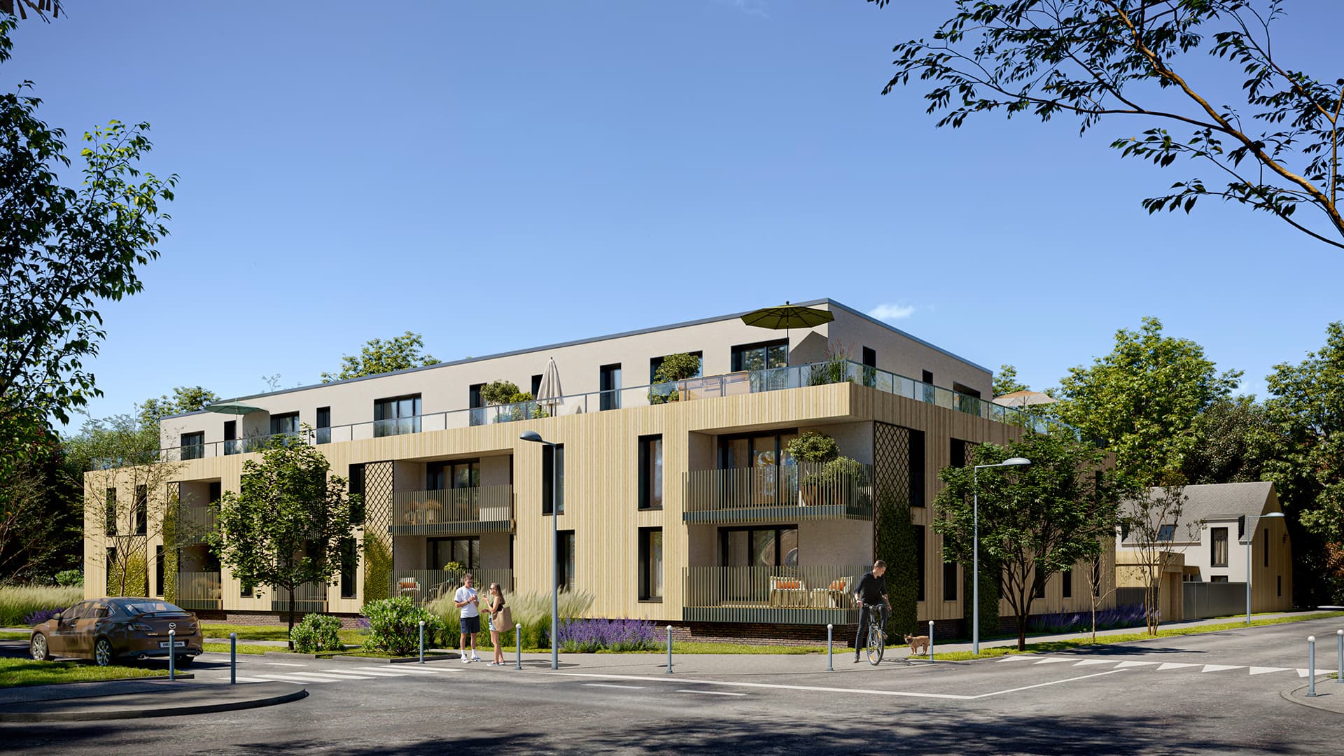 Villeneuve-D&amp;apos;ascq — Situé au cœur du quartier du Recueil à Villeneuve d'Ascq, ce projet offre un environnement de vie à ...