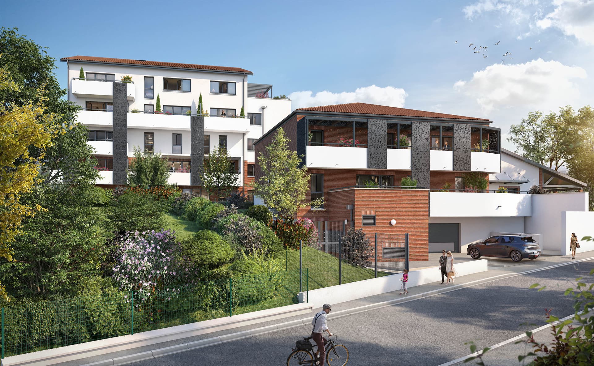 Toulouse — Découvrez une résidence contemporaine proposant une sélection d’appartements du deux au cinq pièces,...