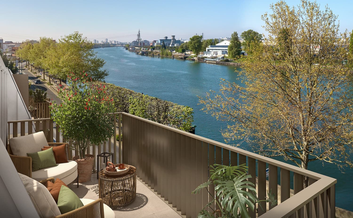 Alfortville — Située en bord de Seine, cette résidence bénéficie d’un emplacement privilégié, à seulement dix minu...