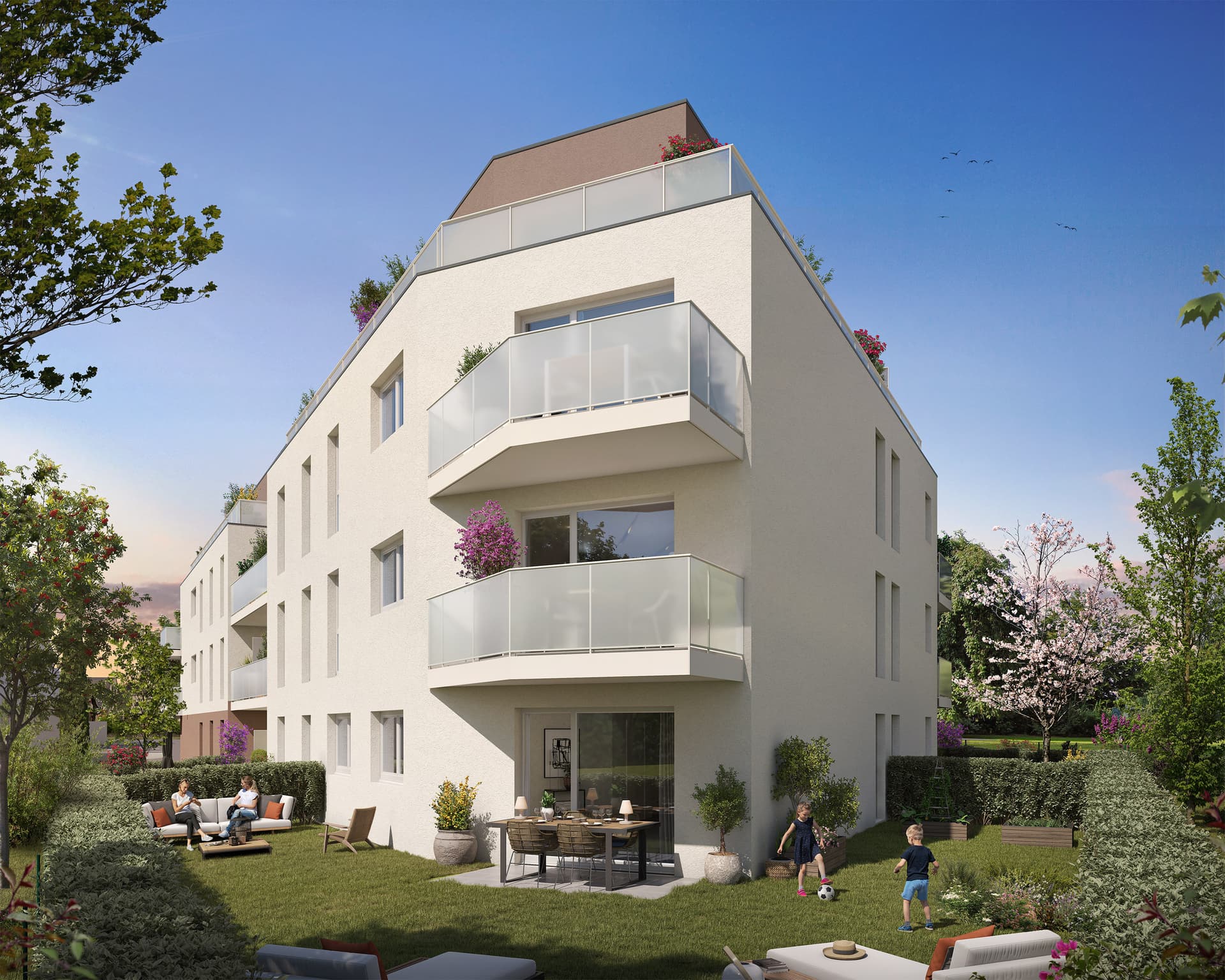 Saint-Louis — Située à Saint-Louis, dans le Haut-Rhin au sein de la région Grand Est, cette nouvelle résidence bén...