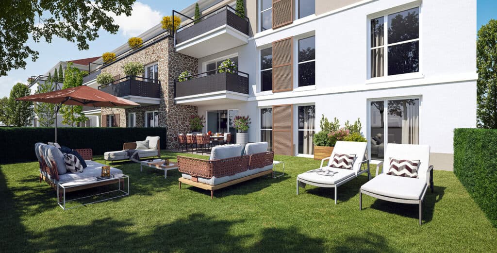 Beauchamp — Située à quelques centaines de mètres du centre-bourg de Beauchamp, cette réalisation s'intègre harm...