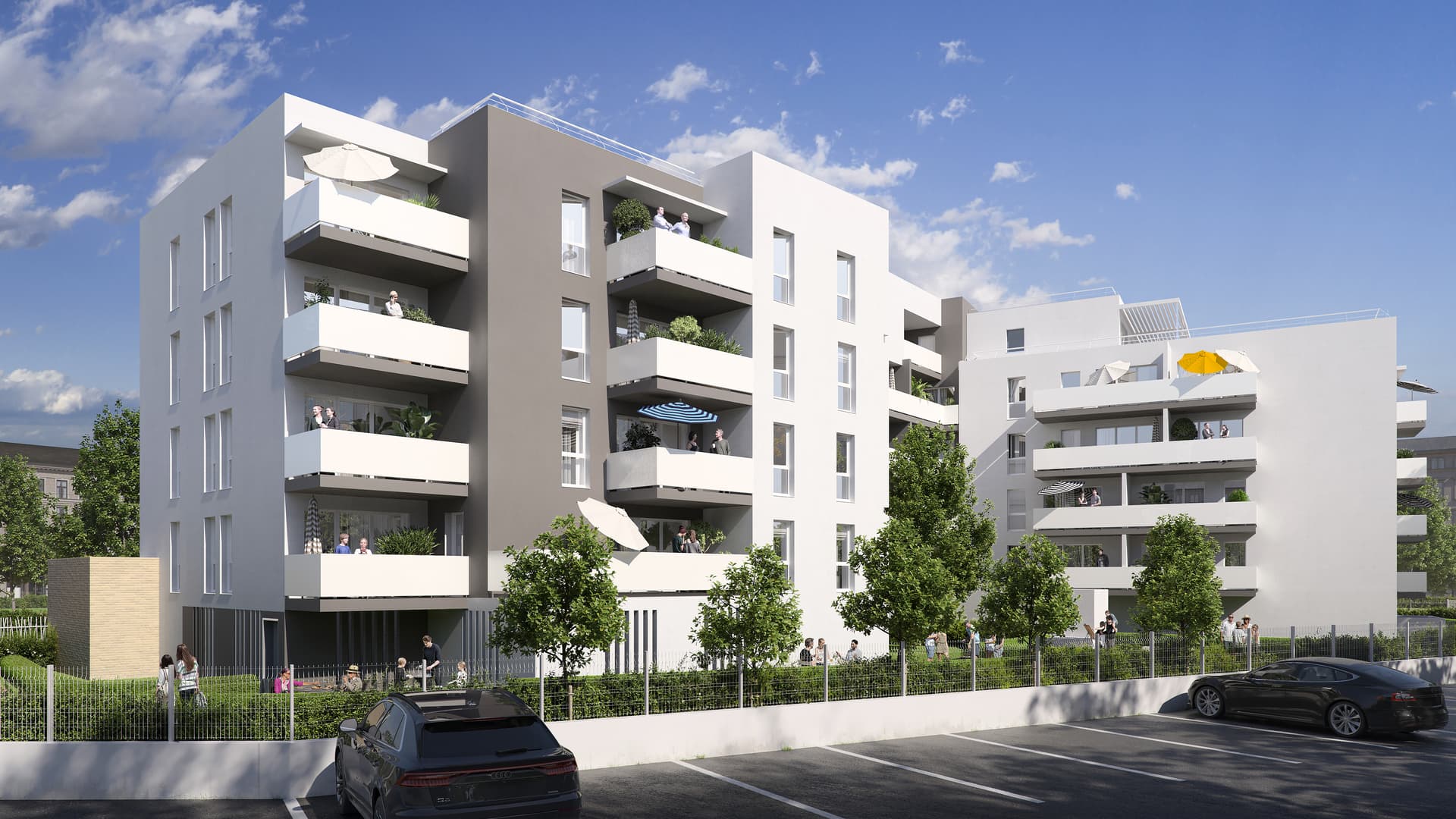 Montpellier — Située à Montpellier, cette résidence propose des appartements du studio au trois pièces, chacun bén...