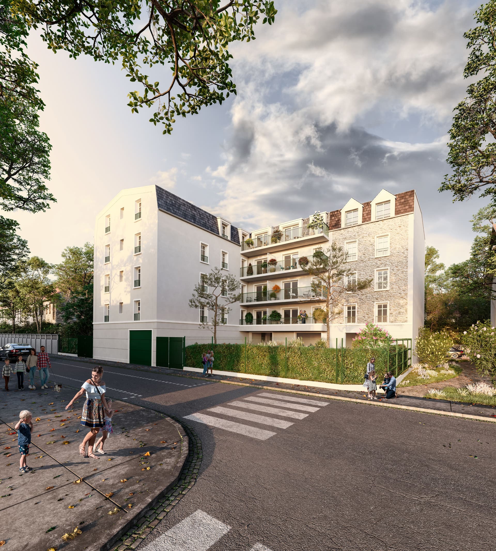 Programme neuf Villeneuve-Saint-Georges — Située à Villeneuve-Saint-Georges, cette nouvelle résidence se déploie dans un quartier pavillonnair... à Villeneuve-Saint-Georges
