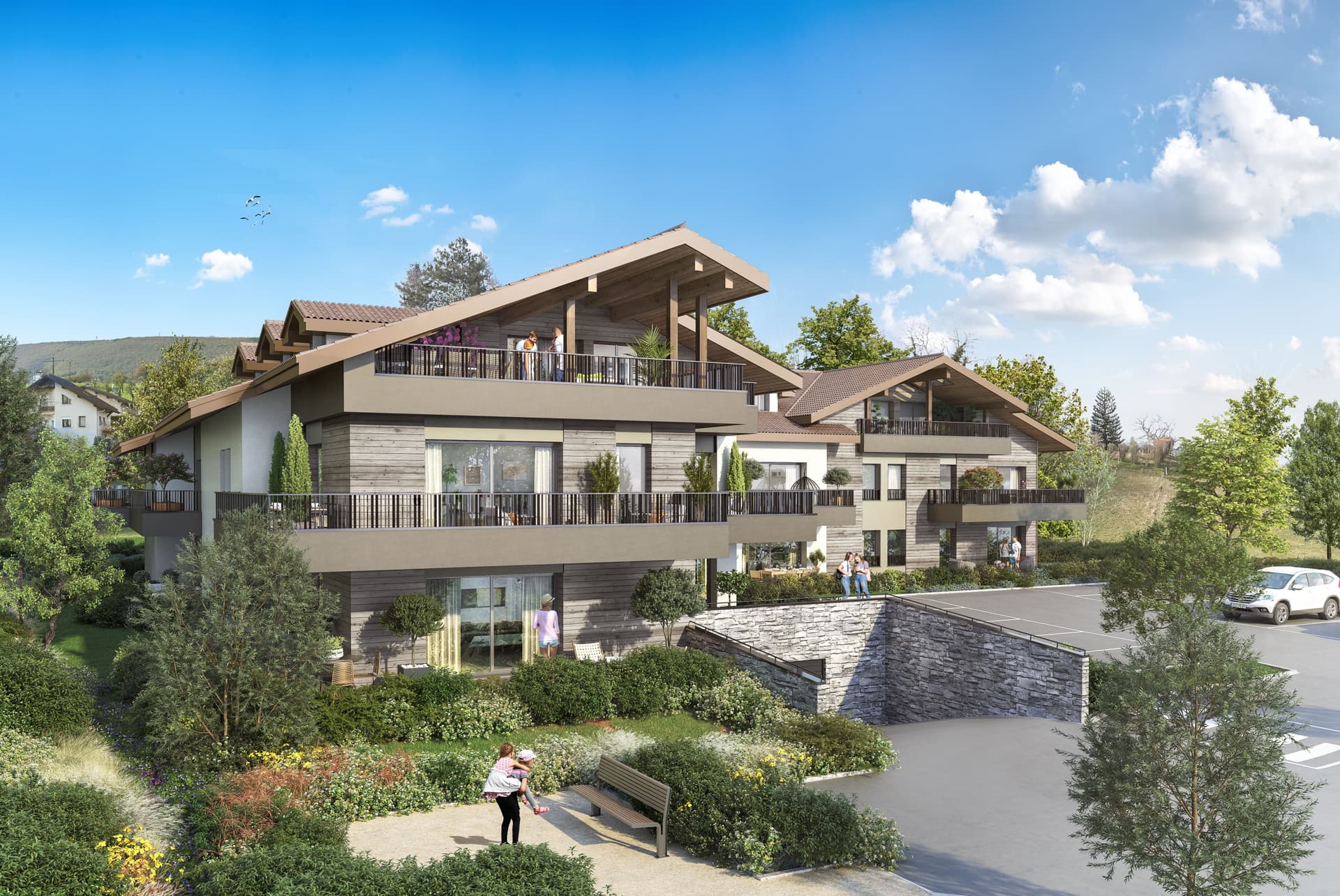 Reignier-Esery — Située dans un environnement résidentiel agréable, cette nouvelle réalisation propose des appartemen...