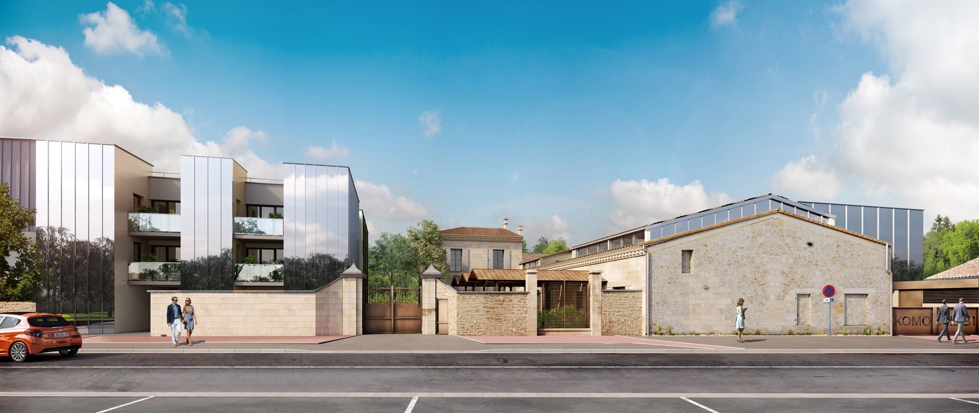 Talence — Dans un environnement alliant modernité et authenticité, cette résidence intimiste propose 26 appart... - photo 2