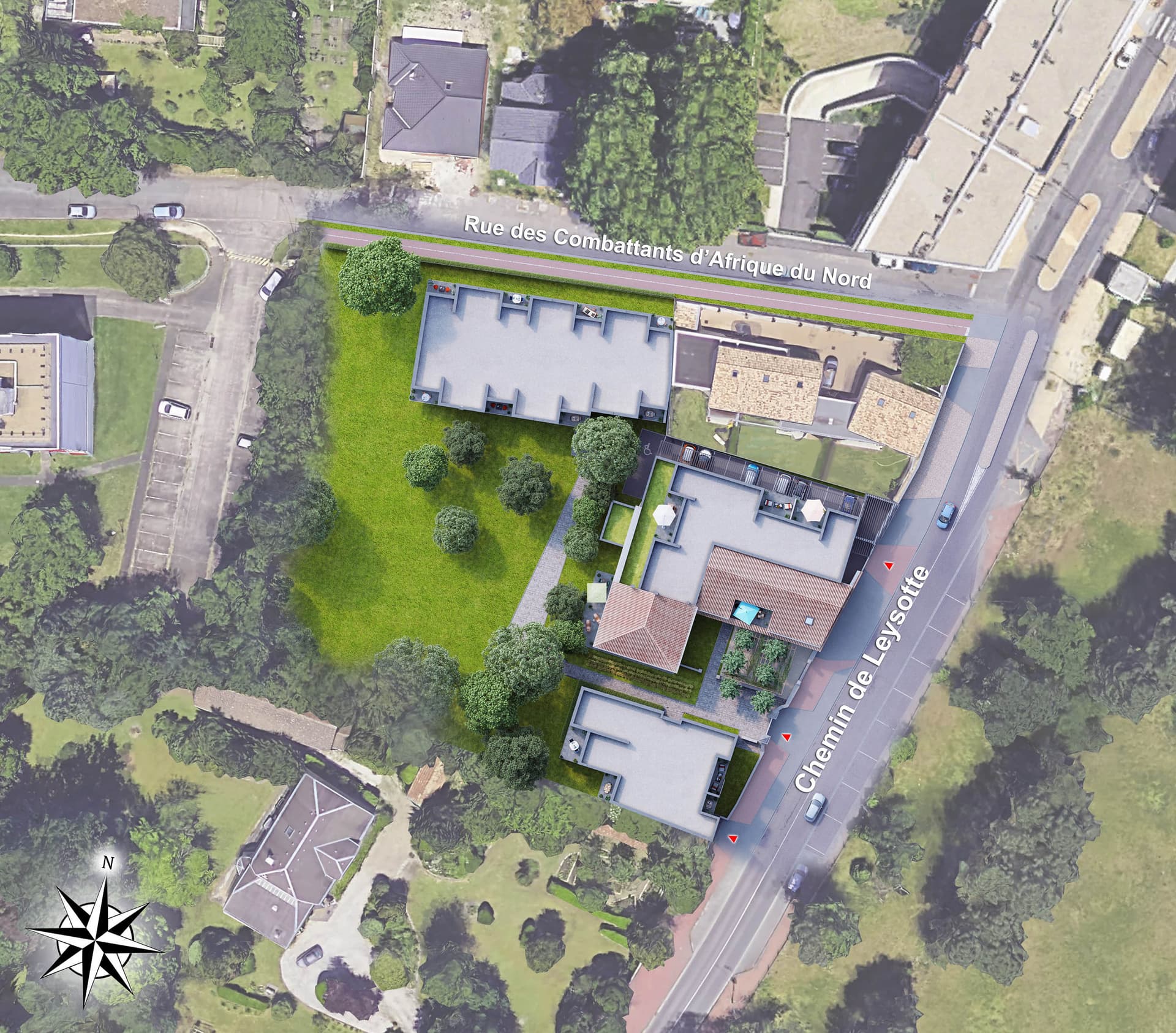 Talence — Dans un environnement alliant modernité et authenticité, cette résidence intimiste propose 26 appart... - photo 9