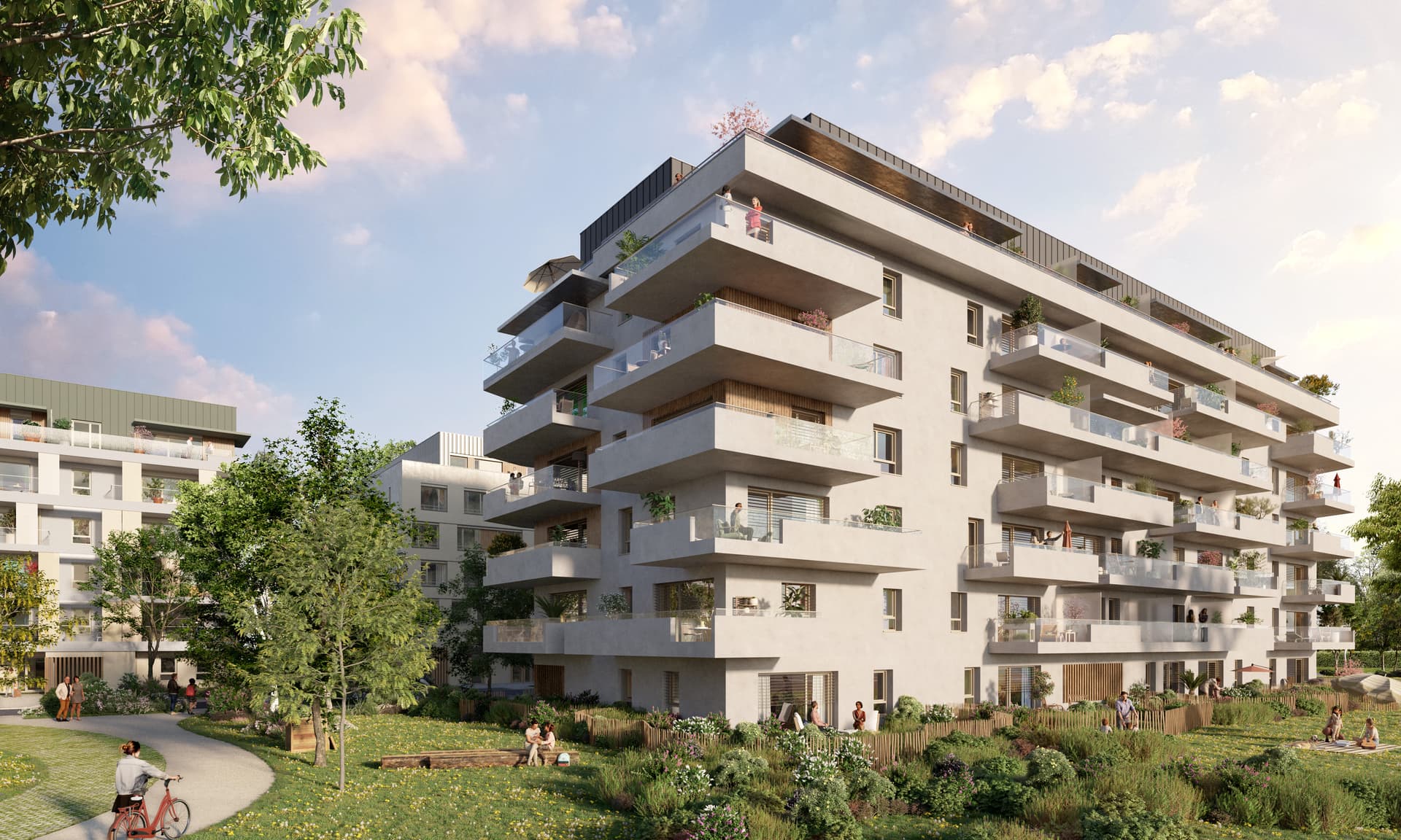 Annecy — Située au sein d’un quartier dynamique récemment développé, cette résidence propose 54 appartements ...