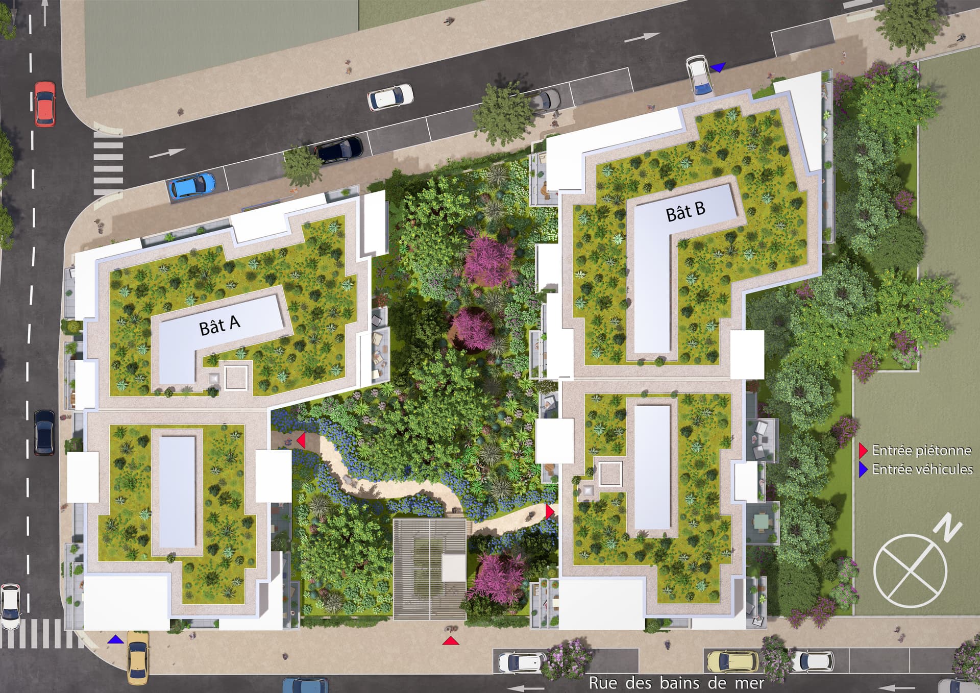 Sete — Située dans un quartier agréable de Sète, cette résidence se compose de deux bâtiments à l’architect... - photo 3