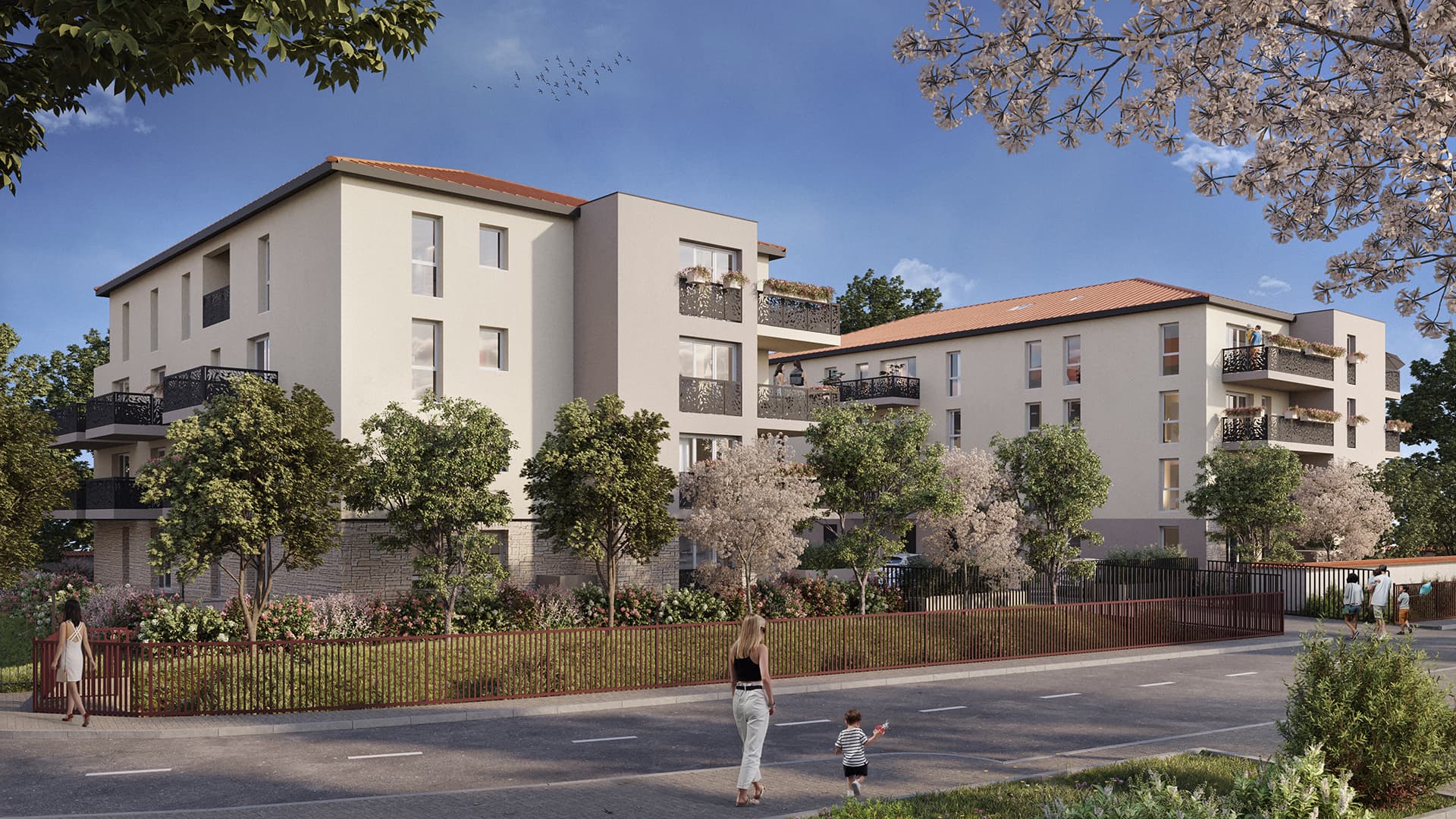 Jassans-Riottier — Au cœur d’un quartier résidentiel recherché à Jassans-Riottier, une nouvelle résidence à taille huma...