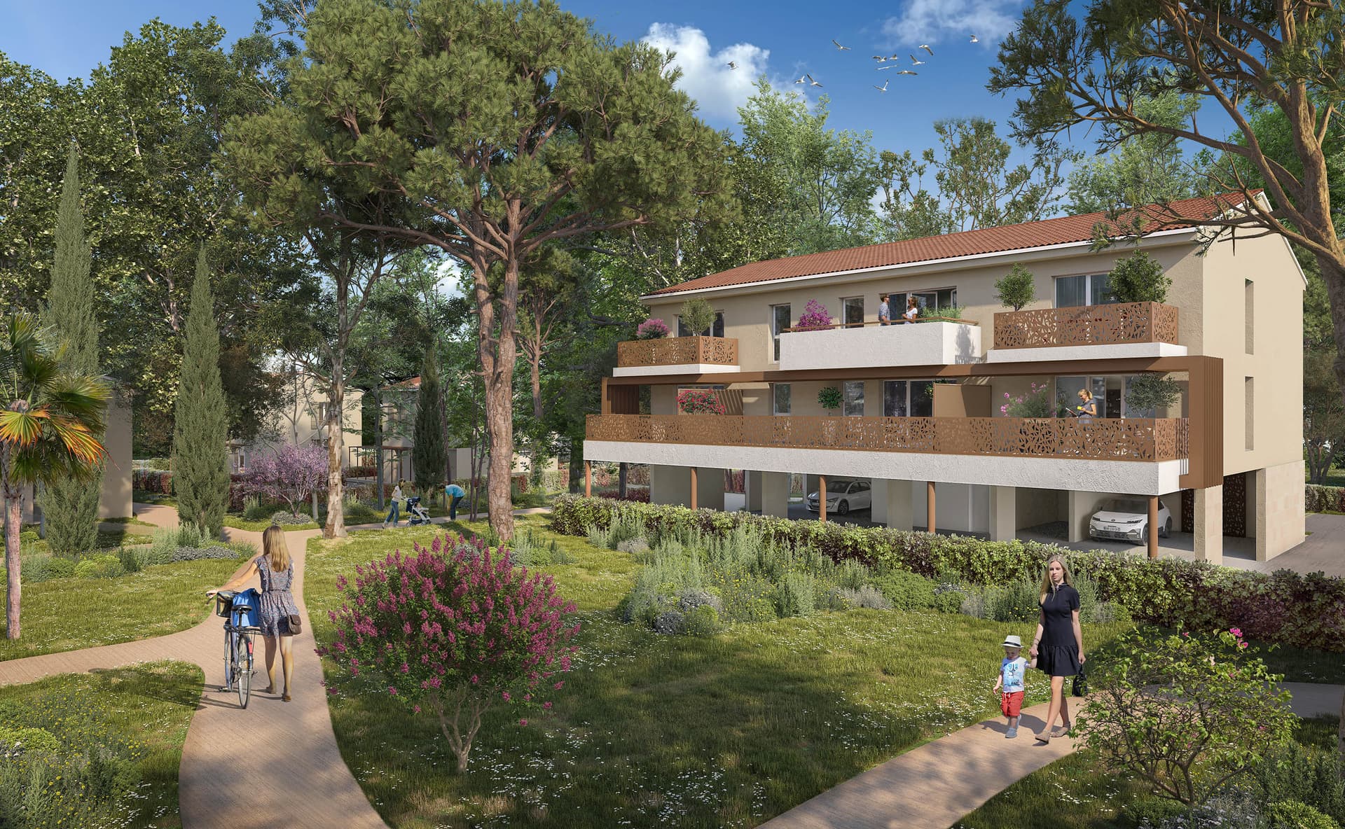 Avignon — Située dans le quartier recherché de Montfavet à Avignon, cette nouvelle résidence propose un cadre ...