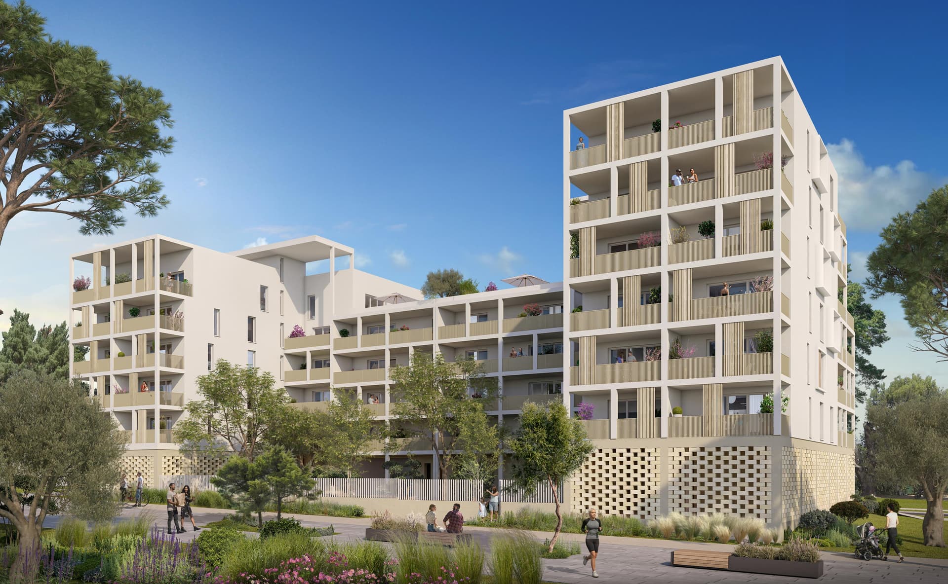 Montpellier — Située au cœur de l’écoquartier de la Restanque à Montpellier, cette nouvelle résidence propose des ...