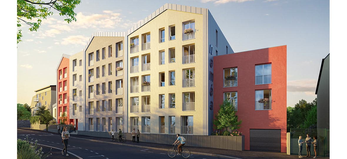 Caen — Située dans un environnement urbain dynamique, cette résidence neuve propose des appartements de typ...