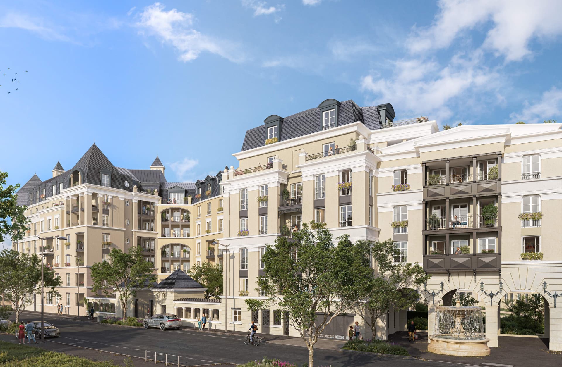 Programme neuf le-Plessis-Robinson — Au sein d’un quartier emblématique à l’architecture de style haussmannien, une nouvelle résidence pr... à le-Plessis-Robinson — éligible PTZ