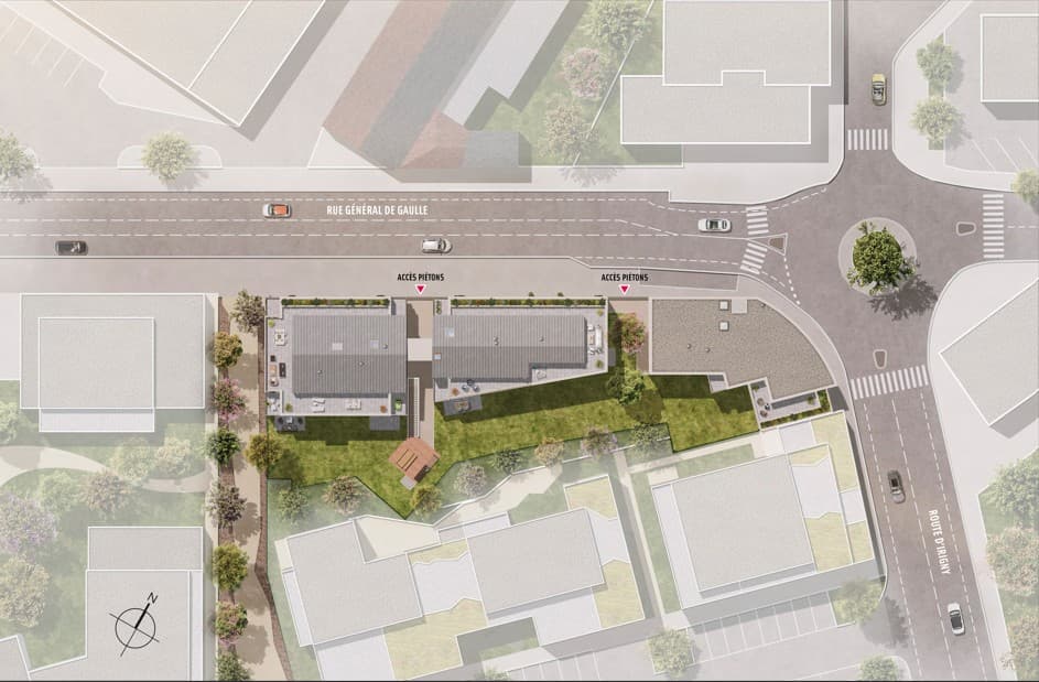 Brignais — Située à Brignais, cette nouvelle résidence propose un cadre de vie harmonieux, alliant modernité et... - photo 2