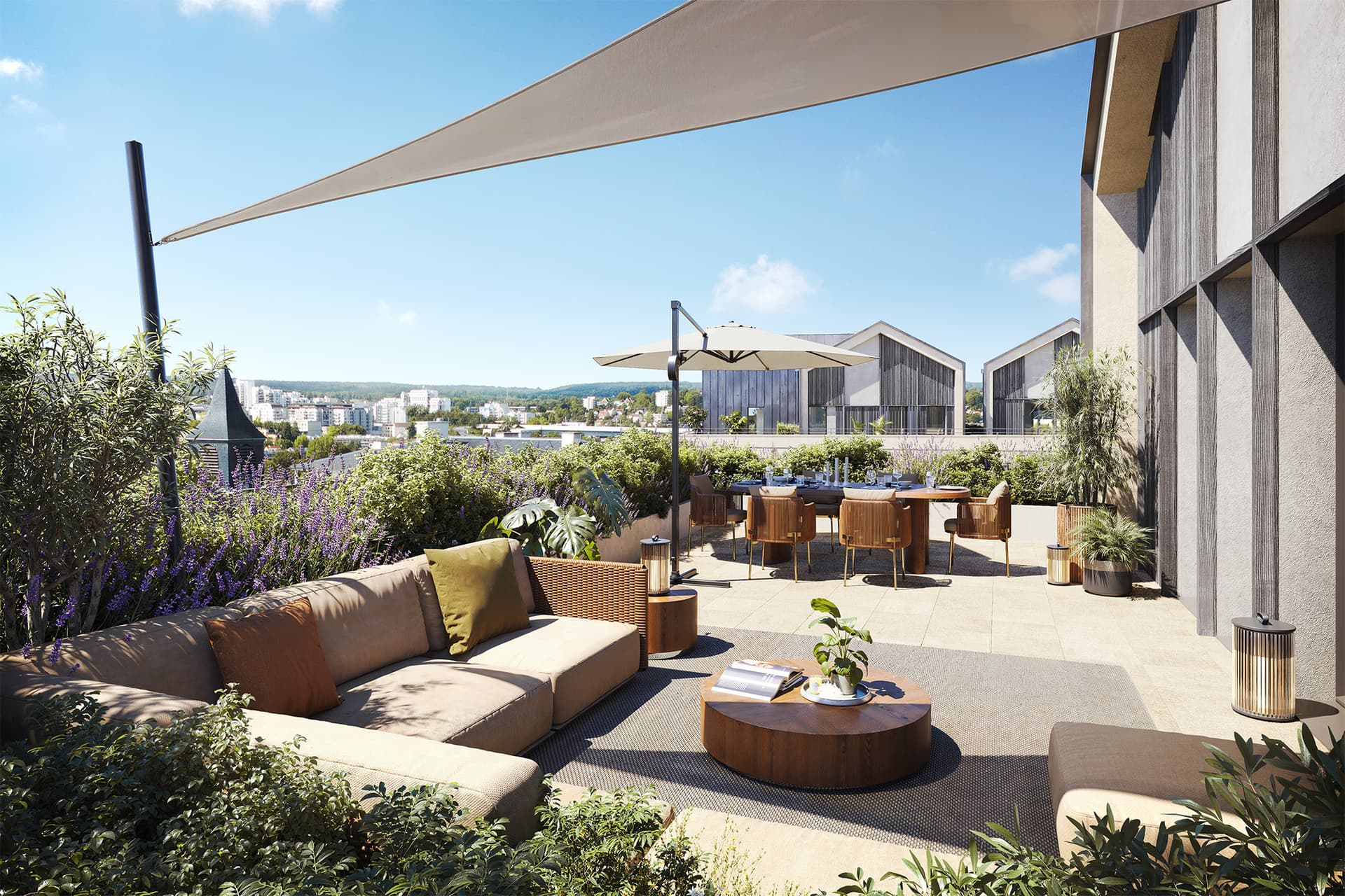 Saint-Germain-en-Laye — Située à Saint-Germain-en-Laye, cette nouvelle résidence s’intègre harmonieusement dans un quartier ...