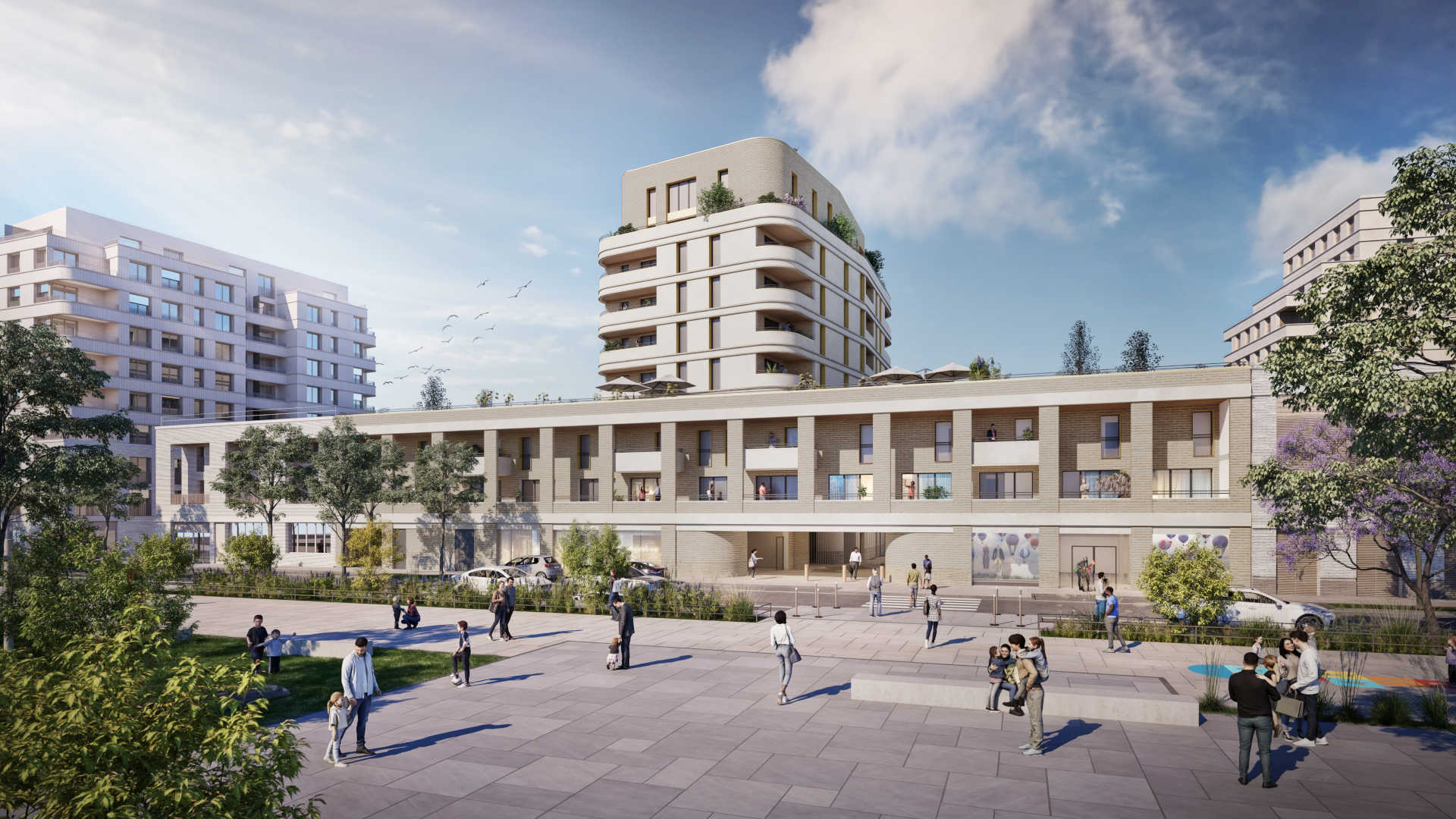 Programme neuf Vitry-sur-Seine — Située dans un quartier dynamique en pleine évolution, cette nouvelle résidence propose des appartem... à Vitry-sur-Seine — éligible PTZ