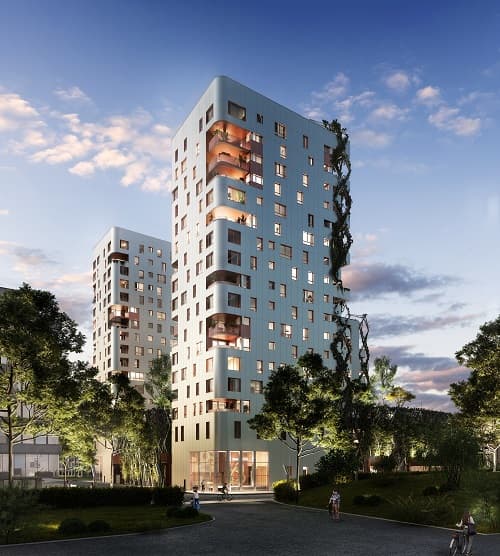 Strasbourg — Au cœur de Strasbourg, un nouveau quartier résidentiel se déploie dans un environnement paysager soi...