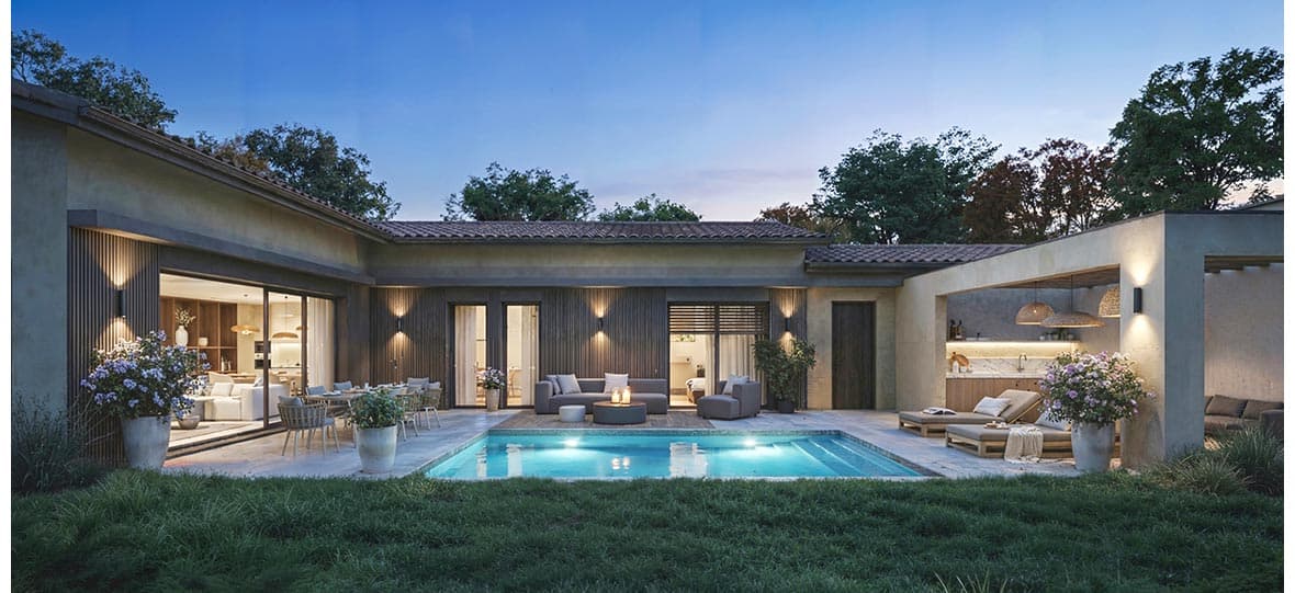 Sathonay-Village — Située dans un environnement paisible, cette nouvelle résidence propose des appartements contemporai...