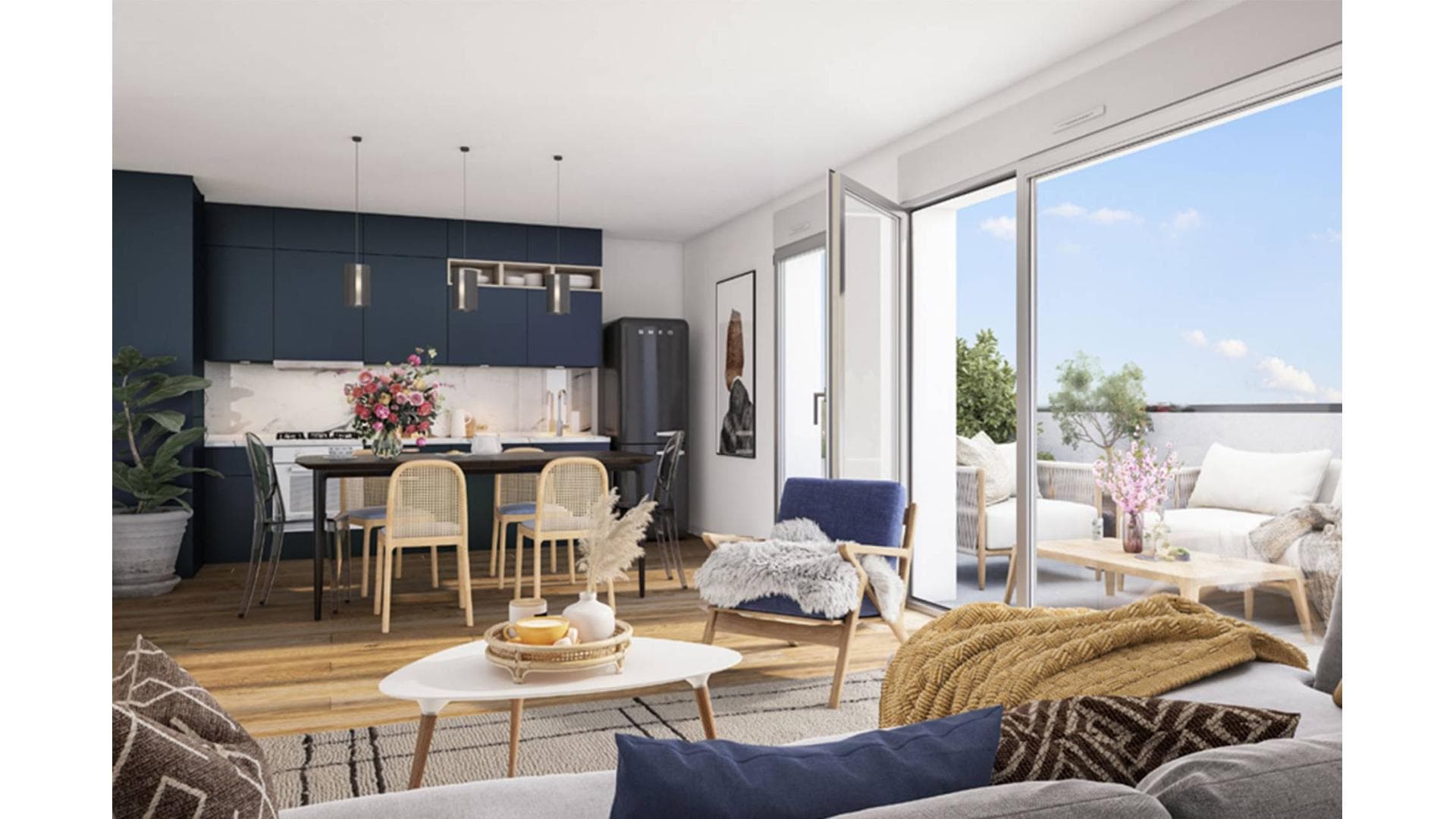 Rennes — À proximité immédiate du quartier Saint-Hélier à Rennes, cette nouvelle résidence propose un cadre d...